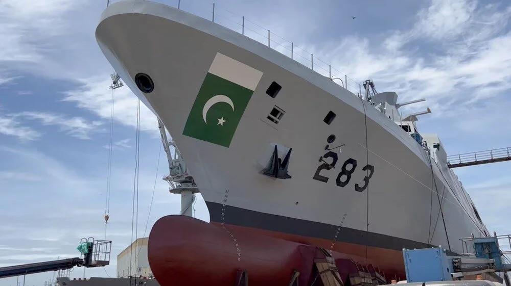 Final ship launched in Türkiye-Pakistan cooperation