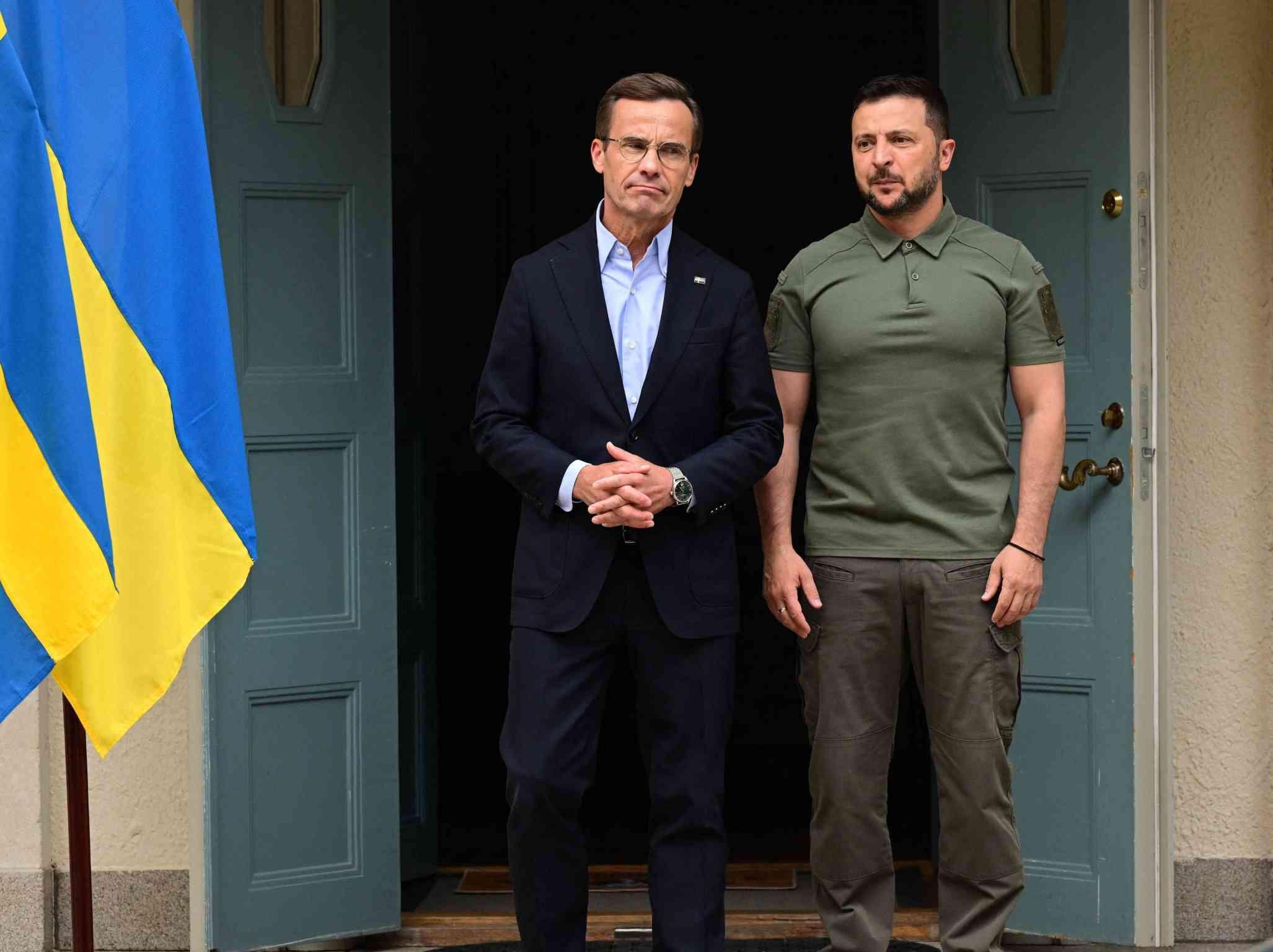 Russian missile attack kills several Ukrainians as Zelensky visits Sweden