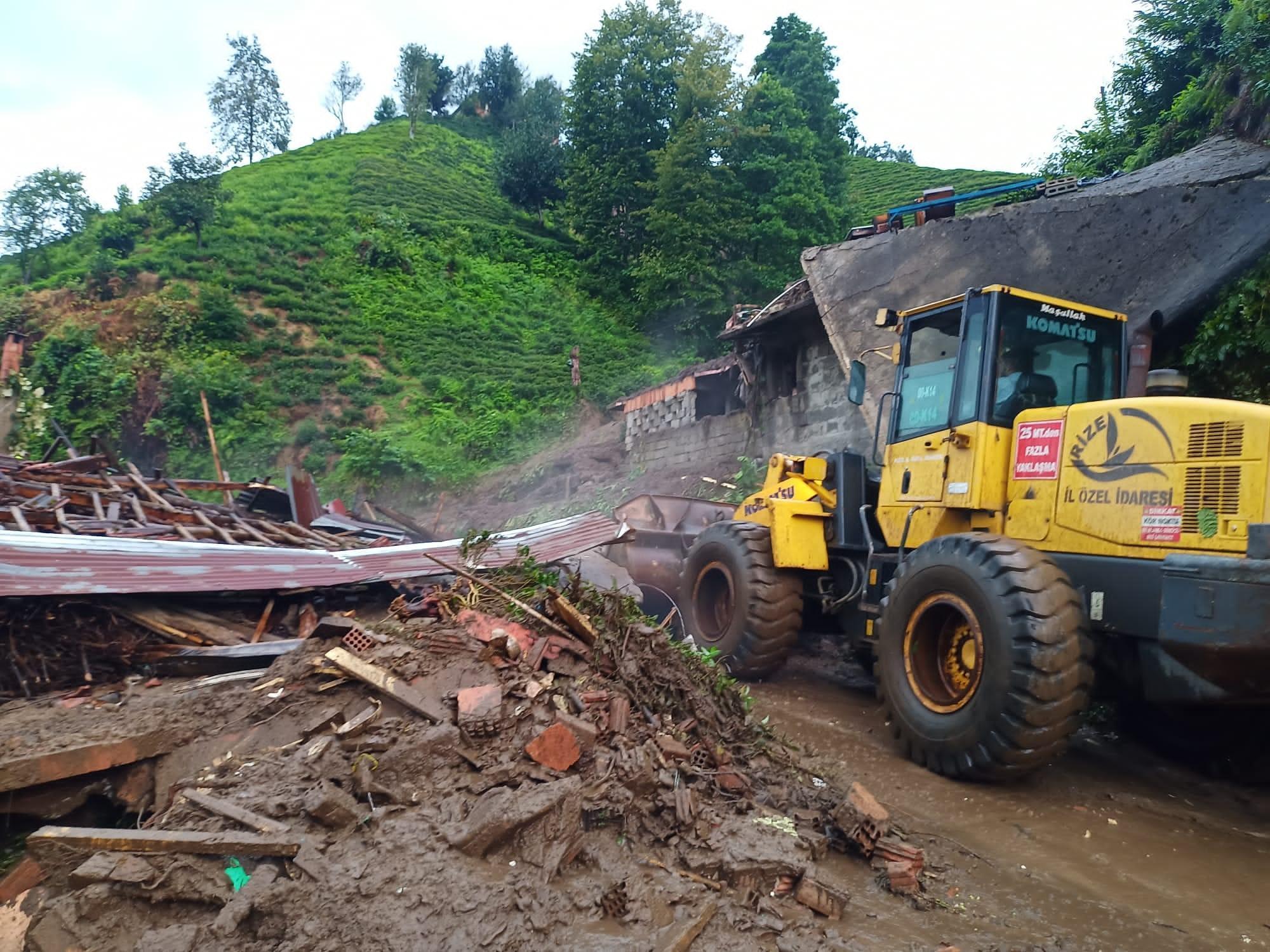 Landslides, flooding prompt evacuations in Rize