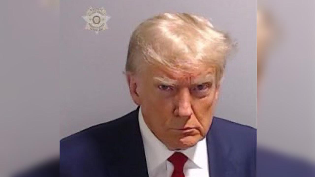 One image, one face, one American moment: The Donald Trump mug shot