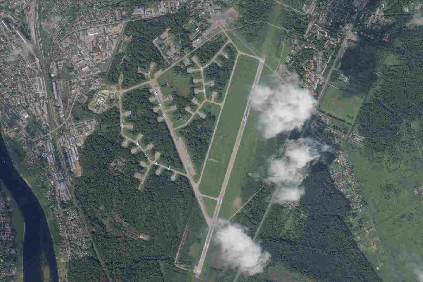 Russian airport attacked from own territory, Ukraine says