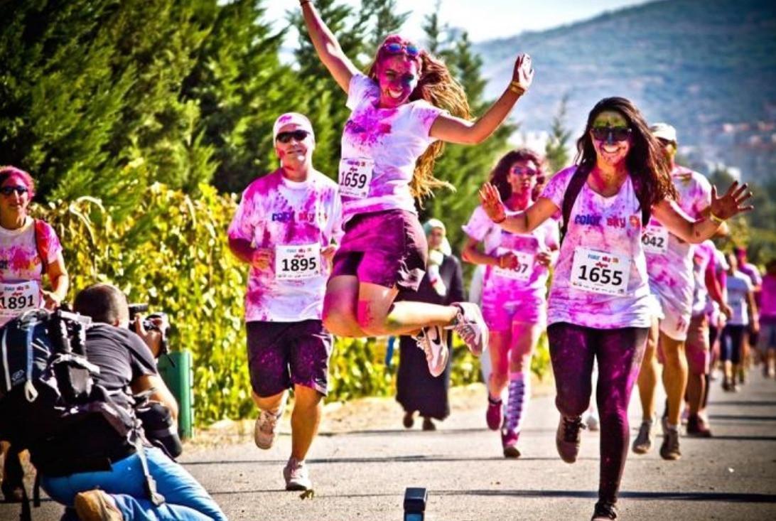 Colorful run festival held in Ankara