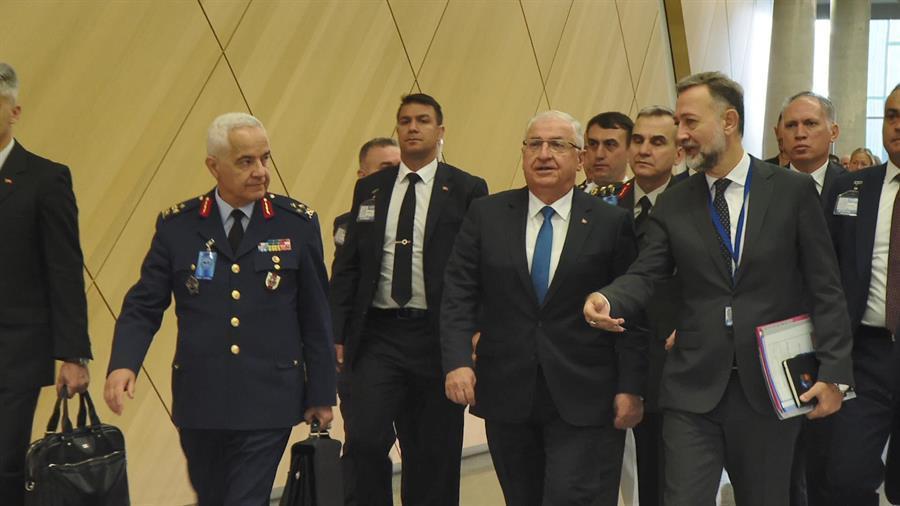 Defense minister joins NATO meeting in Brussels