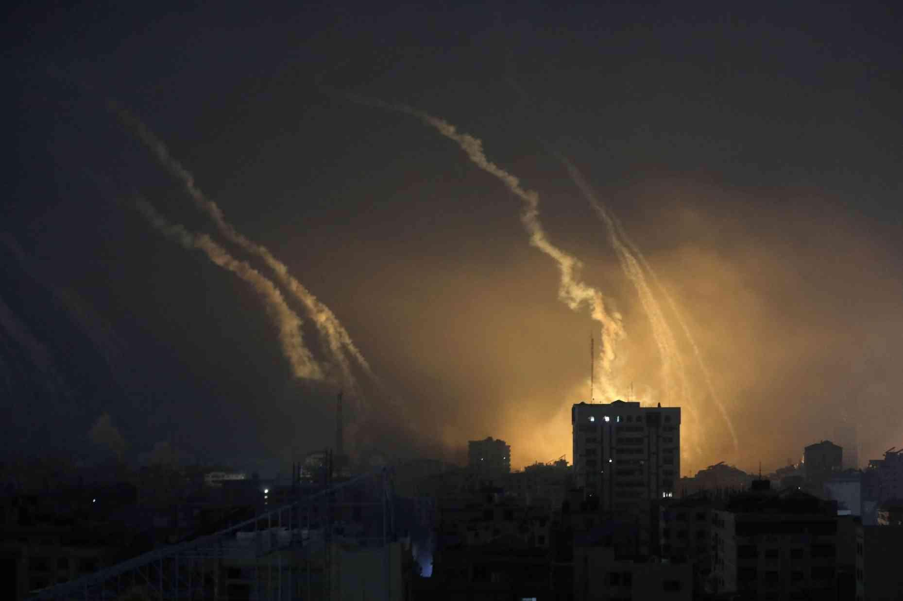 Gaza cut off from world after Israeli bombardment knocks out communications