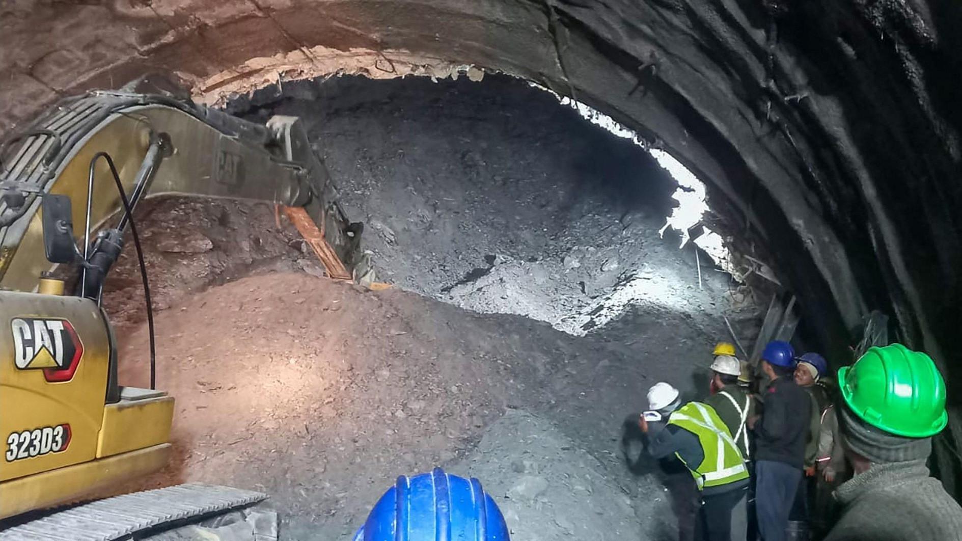 Rescue efforts enter third day at site of India tunnel collapse