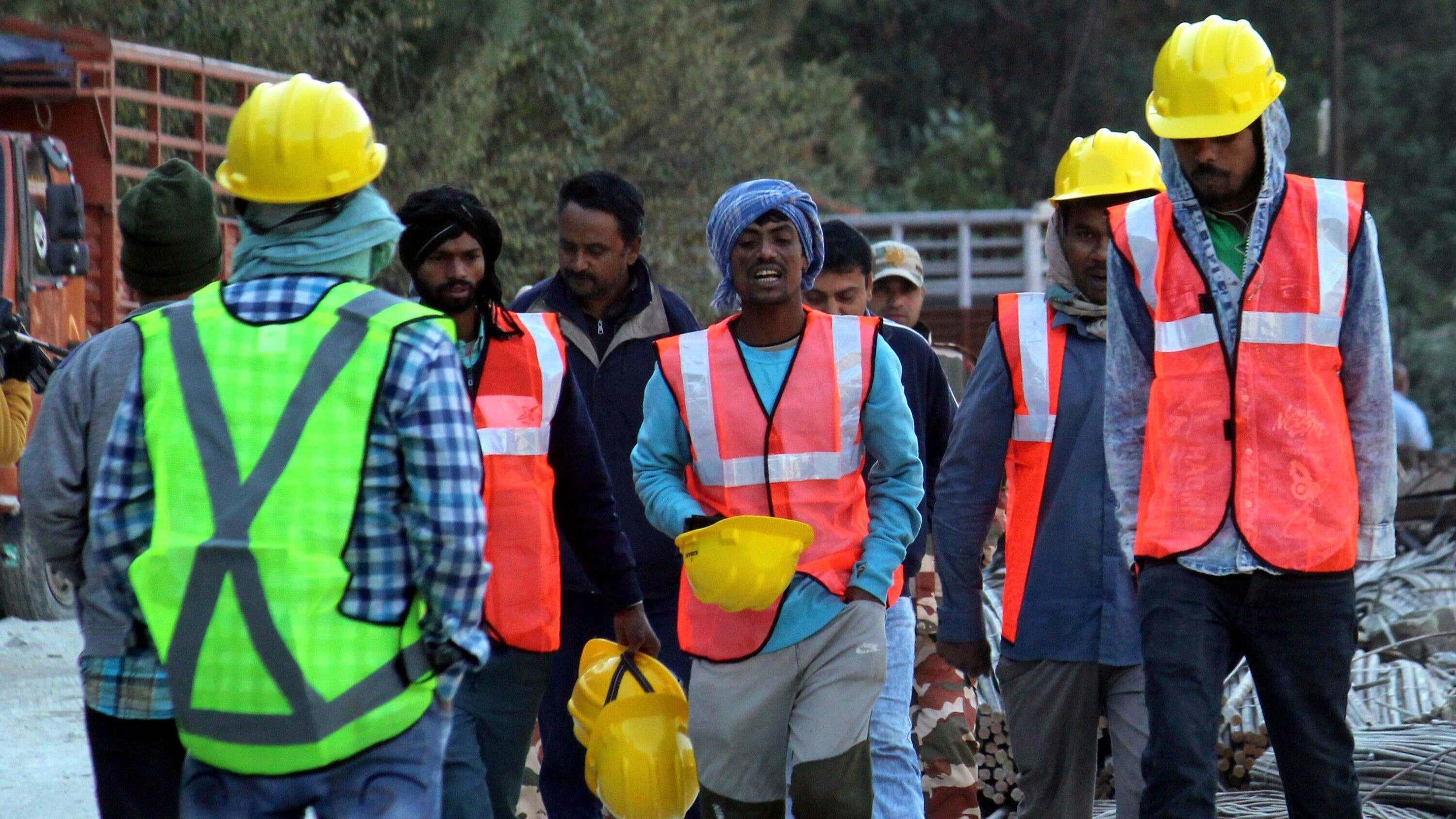 40 workers are trapped in Indian tunnel for 7th day as rescuers wait for new drill