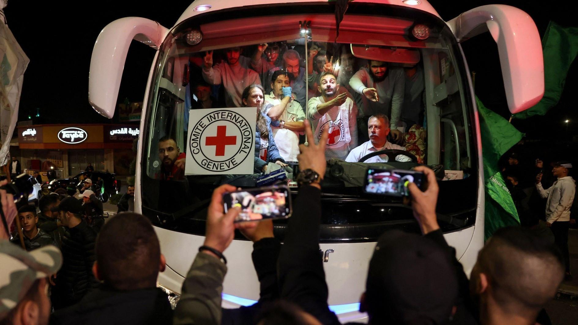 Israel and Hamas complete 2nd day of swaps after tense delay, as Gaza cease-fire holds