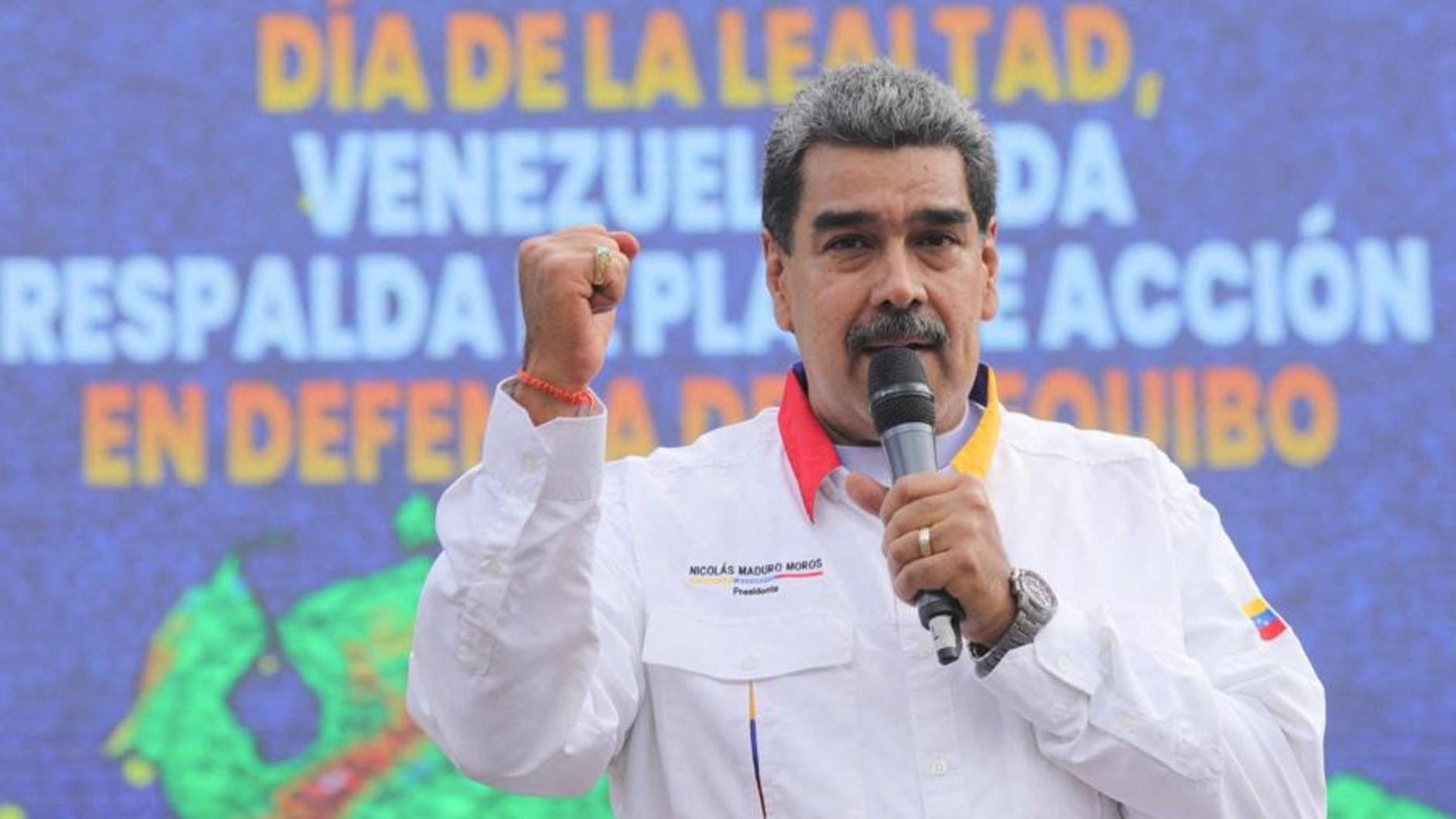 Maduro assails US military support for Guyana ahead of border talks