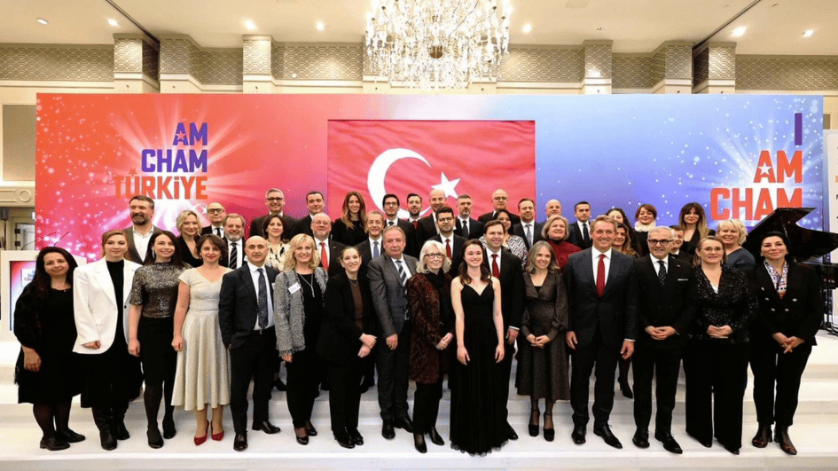 AmCham awards presented at a ceremony