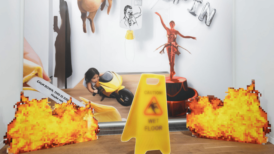 ‘The Floor is Lava’ by Lal Batman at Anna Laudel Düsseldorf