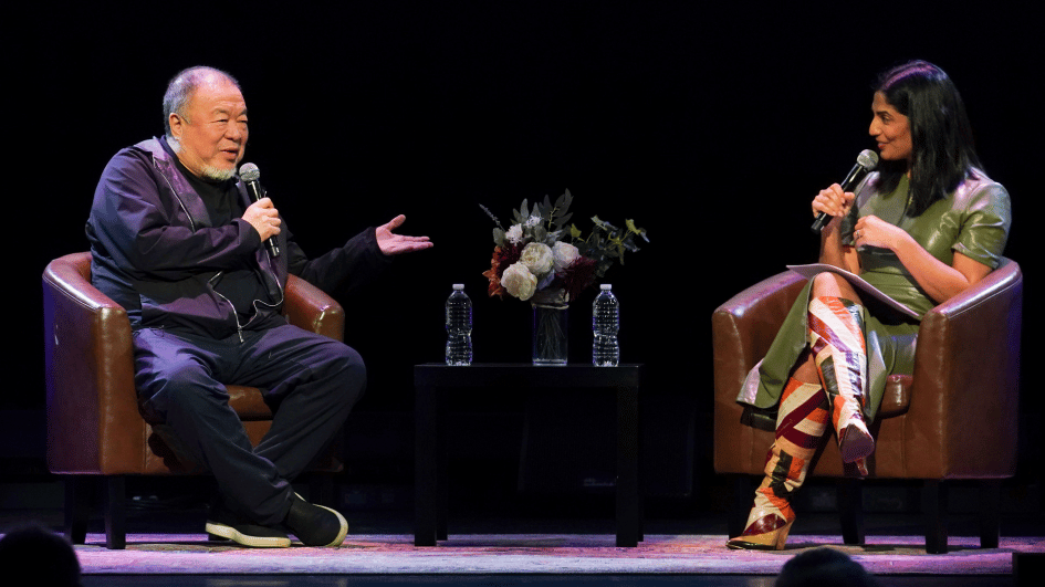 Ai Weiwei makes an appearance at PEN America