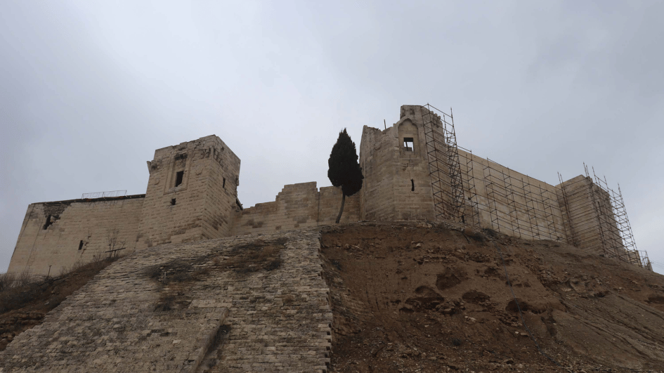 Quake-hit Gaziantep Castle under restoration