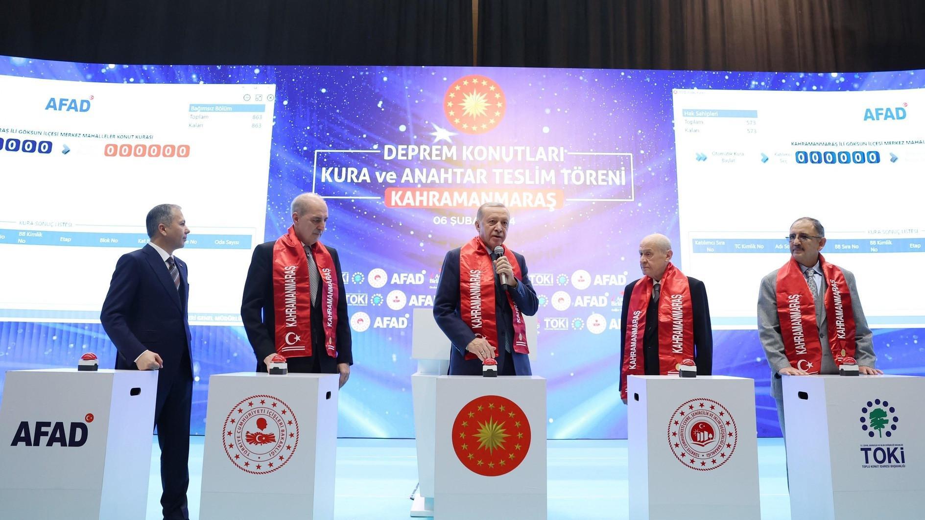 Erdoğan unveils infrastructure plans for earthquake zone