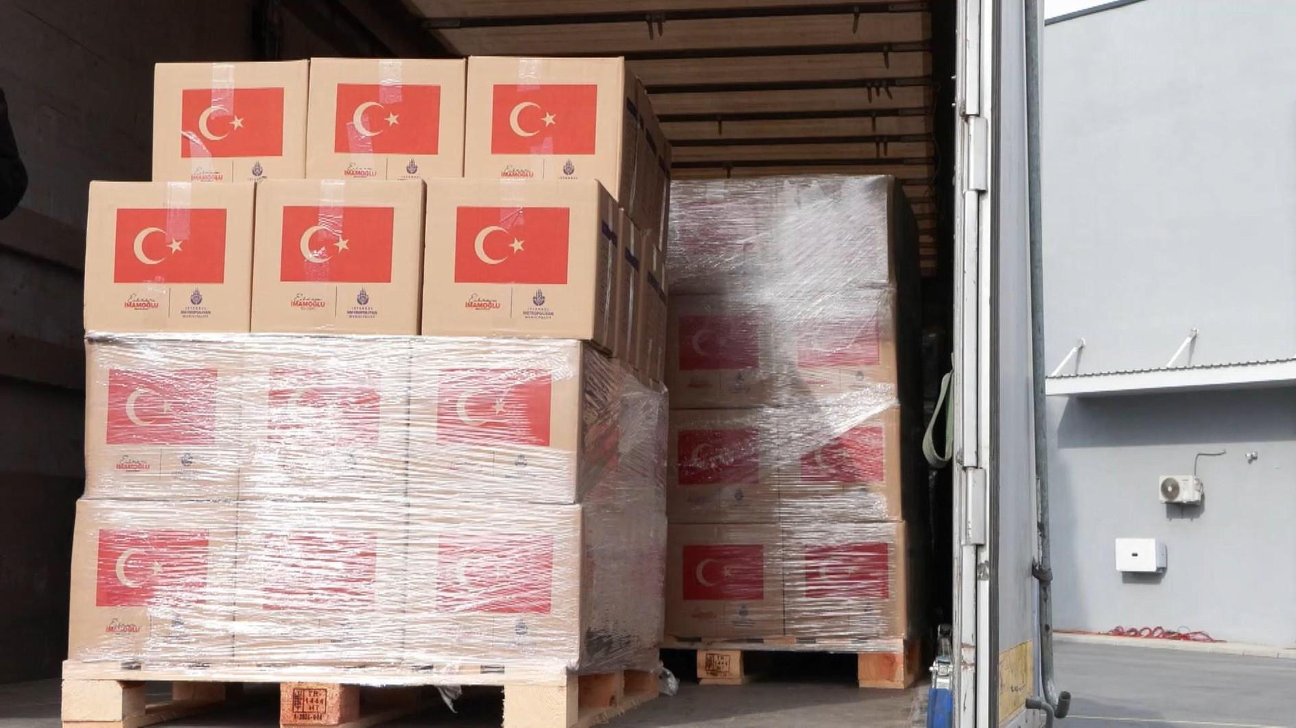 Istanbul municipality sends aid convoy to Gaza