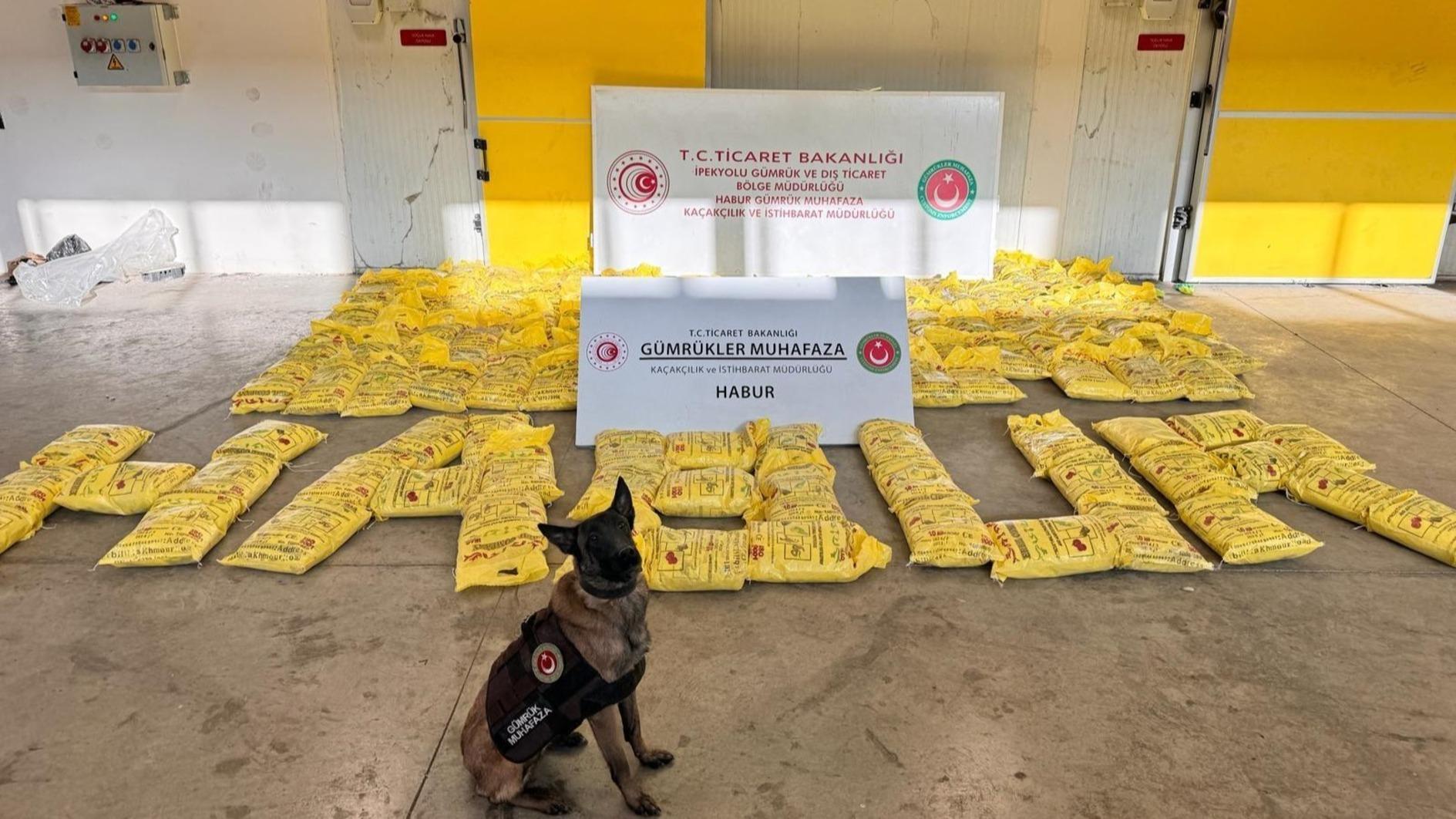 Record amount of heroin seized at Türkiye’s southeastern border