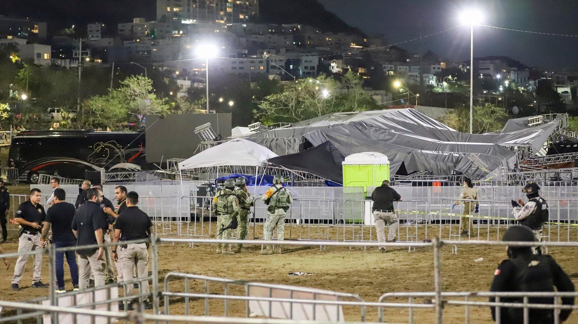 At least 9 dead in stage collapse at Mexico campaign rally