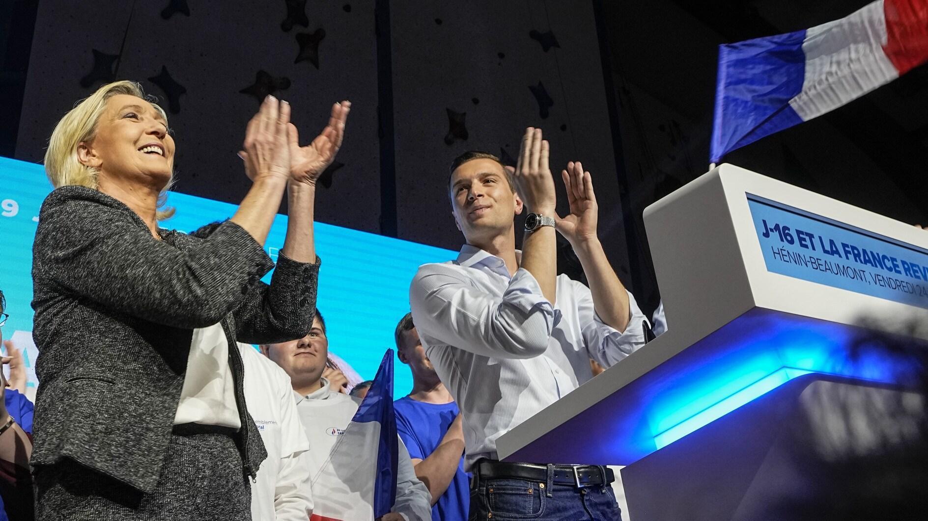 French far right has big lead over Macron ally ahead of EU vote