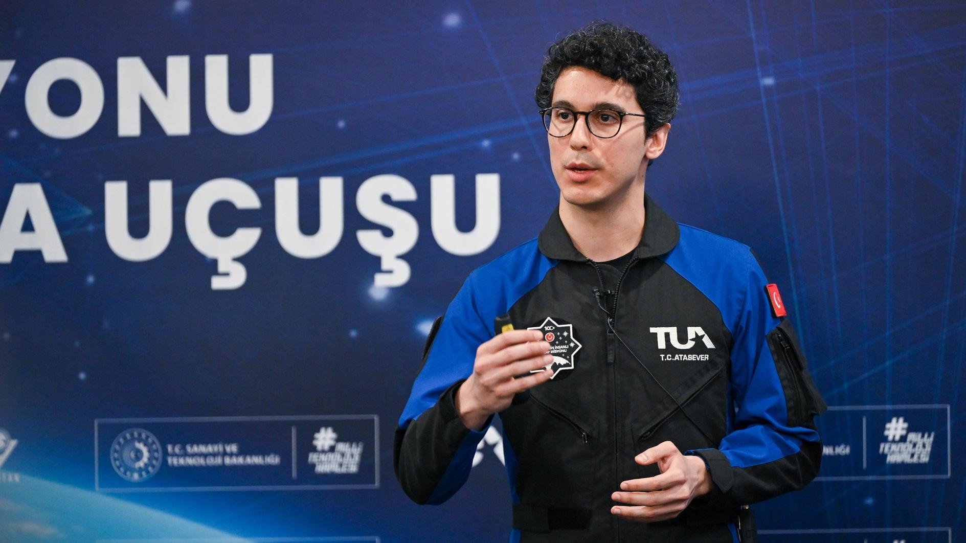 Türkiye’s second astronaut to perform 3 experiments in 3 minutes
