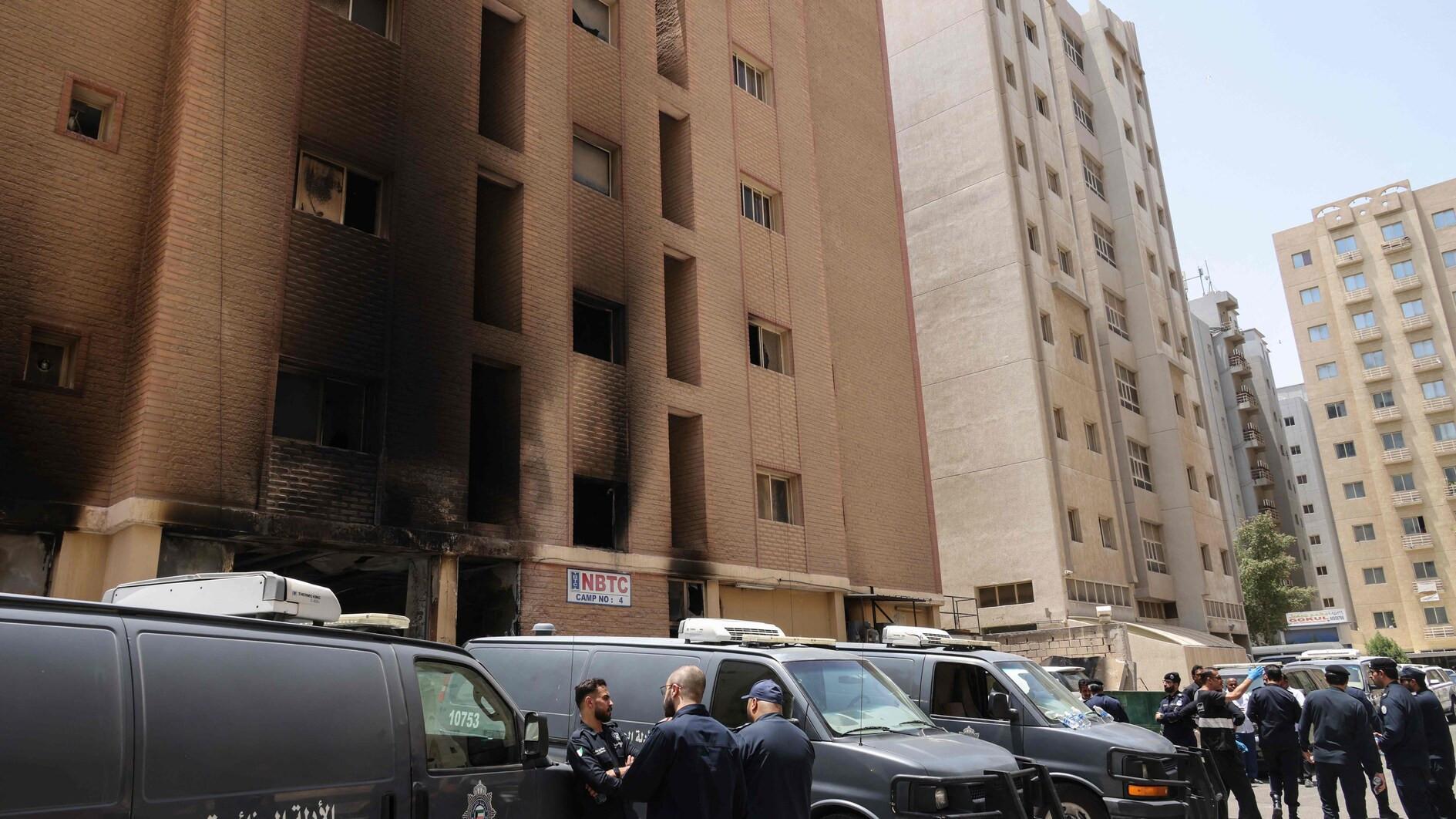 More than 35 dead, dozens injured in Kuwait building fire