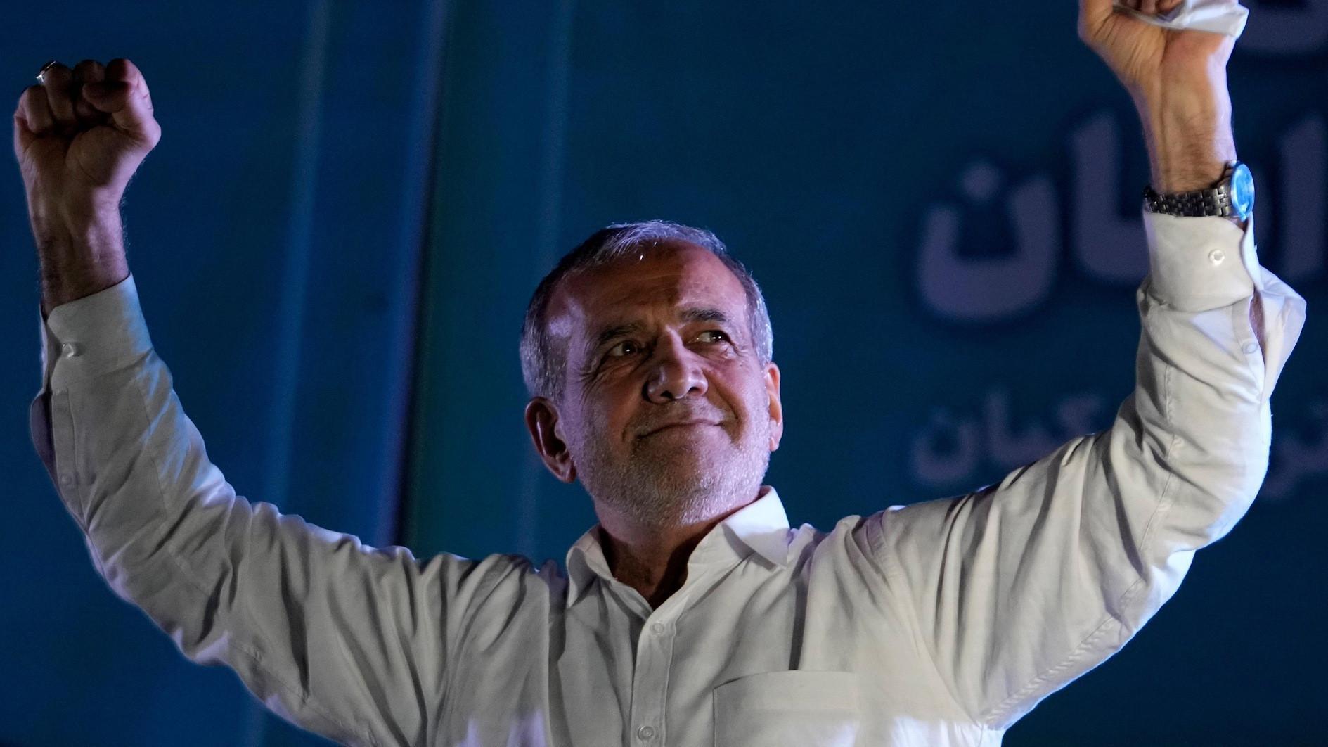 Calling for better ties with West, Iran reformist wins presidency