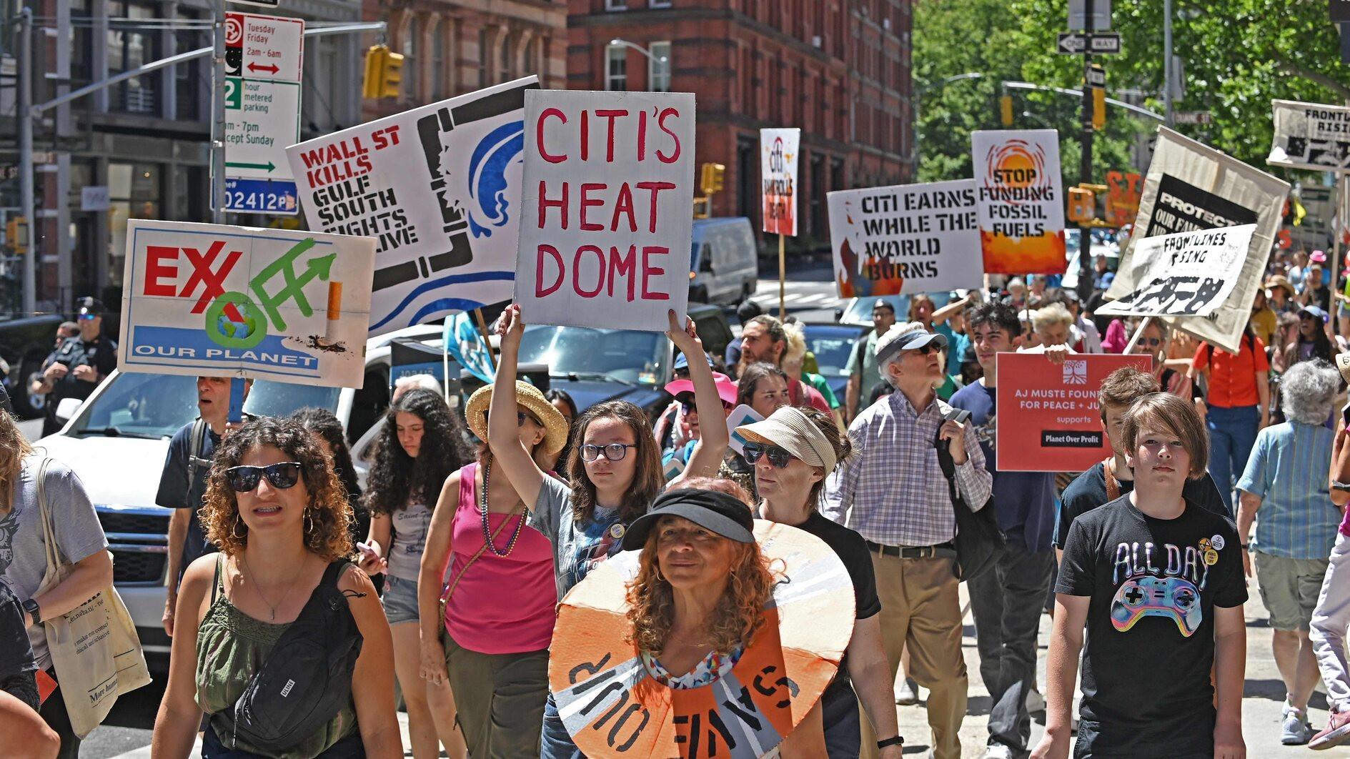 Airports and Wall Street in crosshairs of climate activists