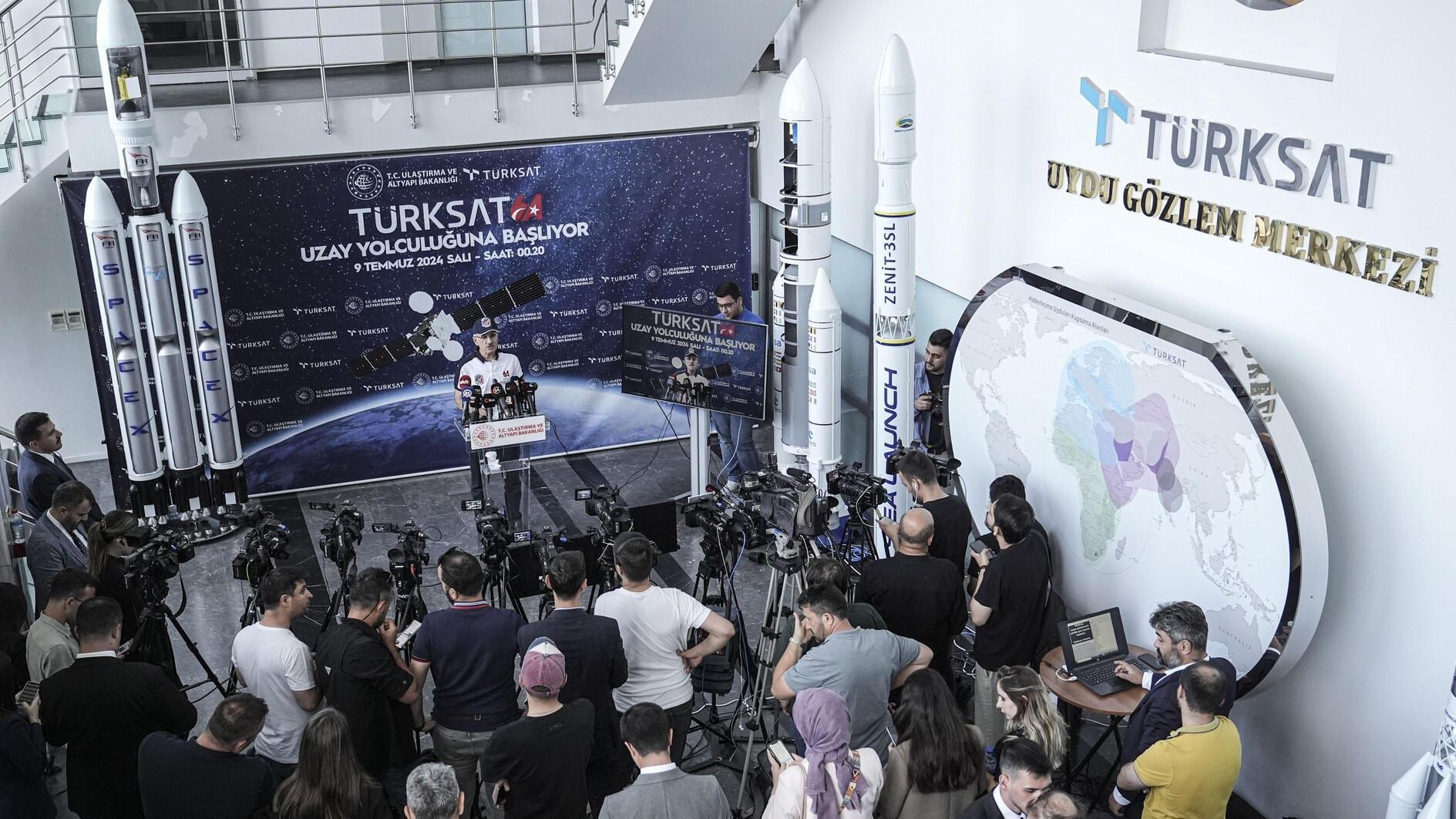 Türkiye’s 1st indigenous communications satellite set for launch