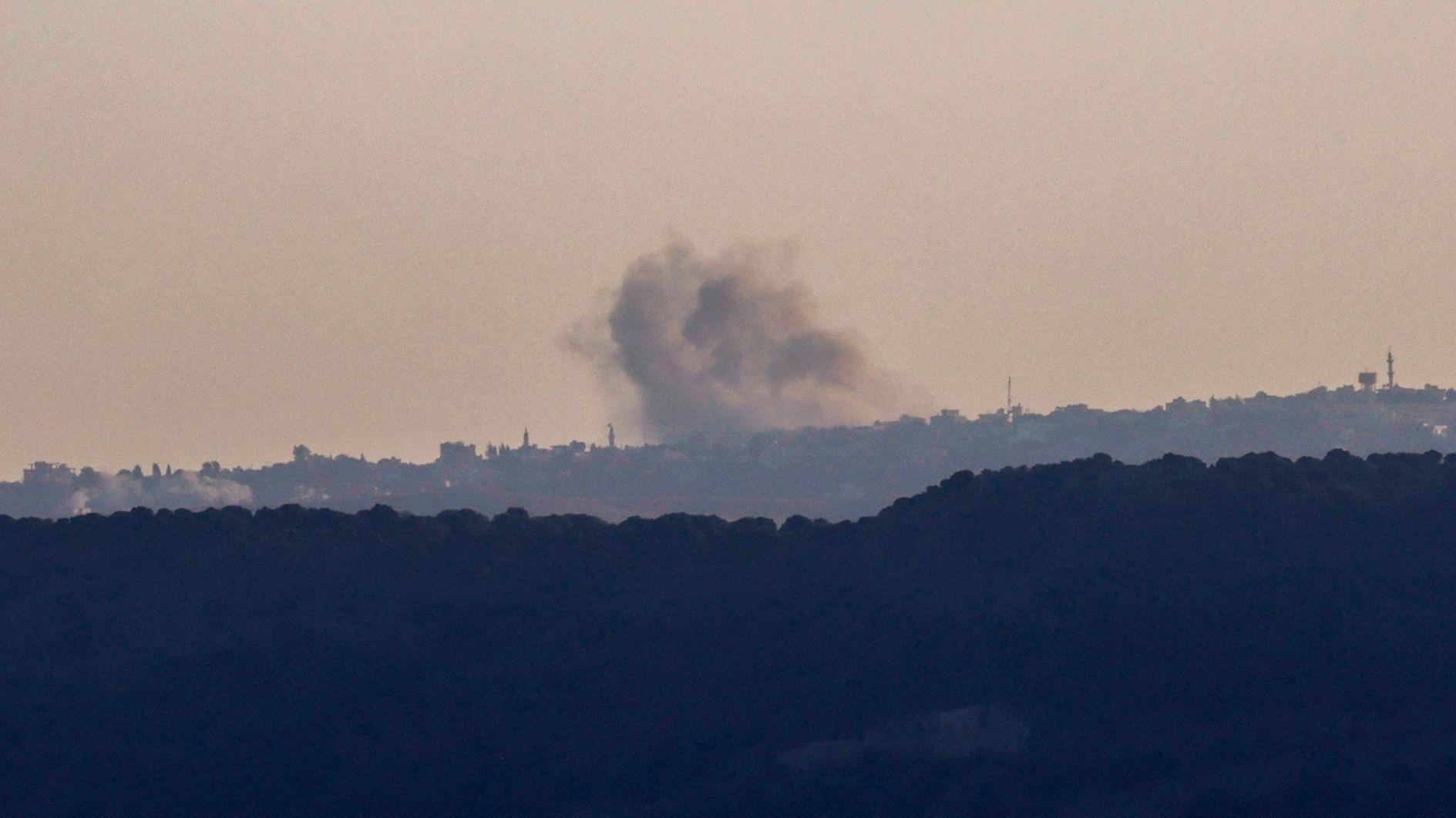 Israeli airstrikes on southern Lebanon cause fires in several towns
