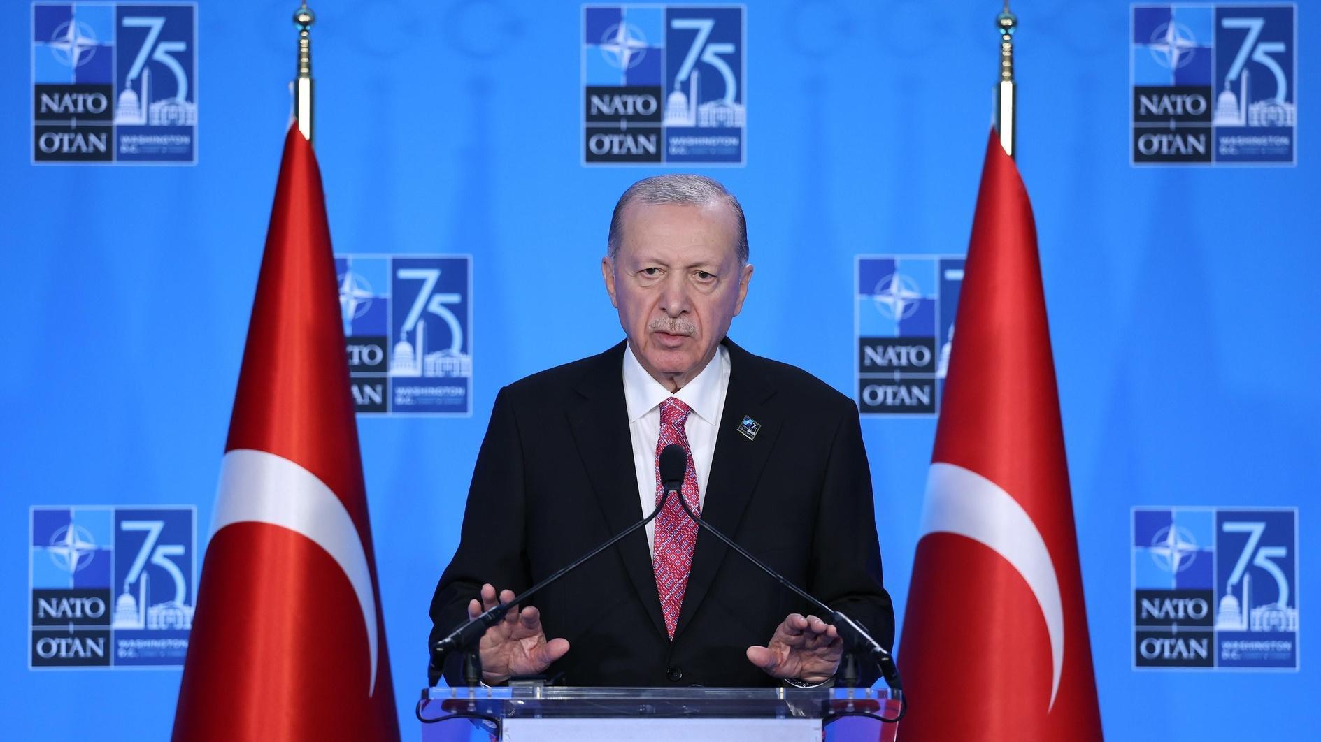 Erdoğan says Türkiye opposes NATO cooperation with Israel