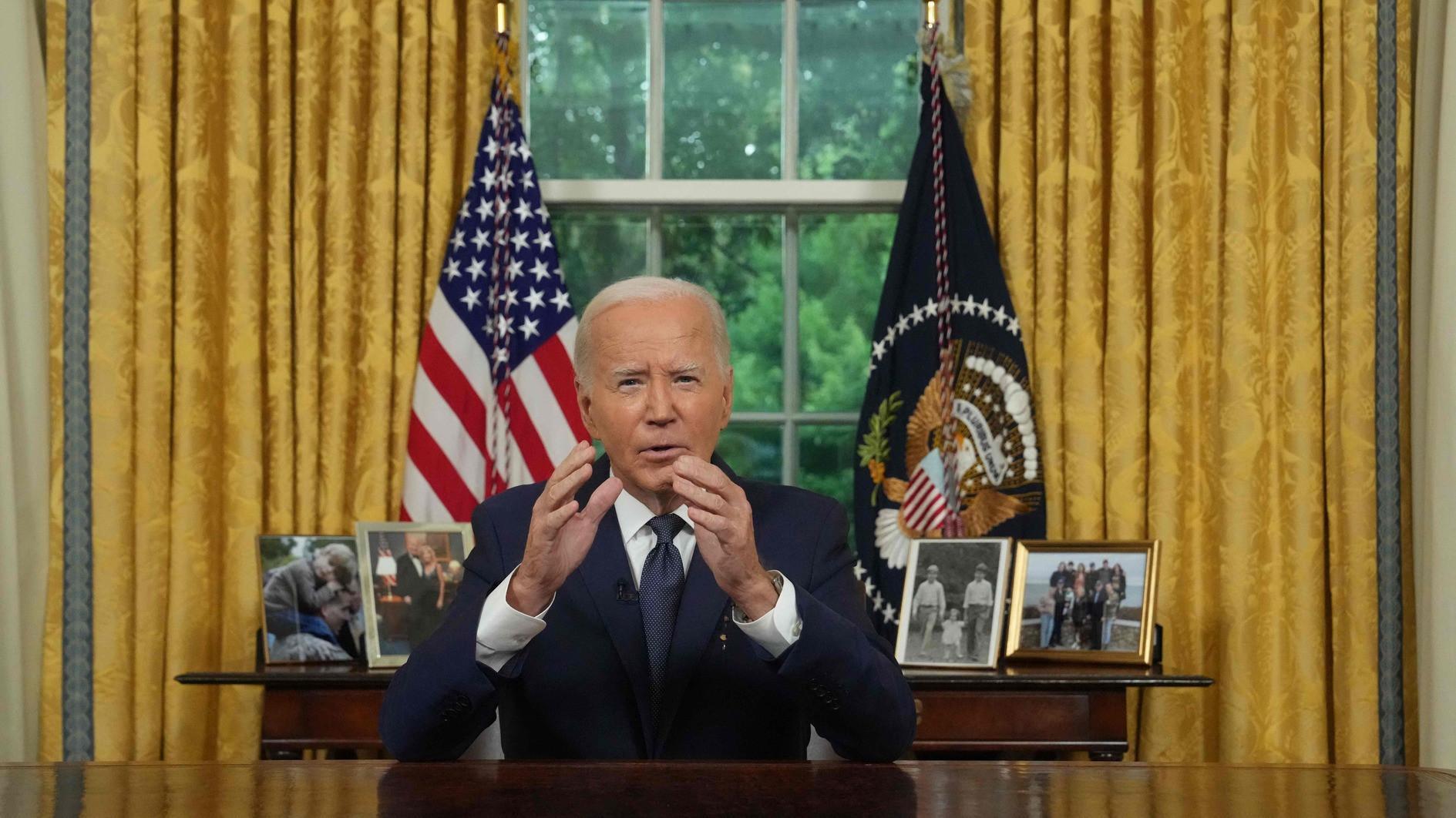 Biden tells Americans to cool it down after Trump assassination attempt