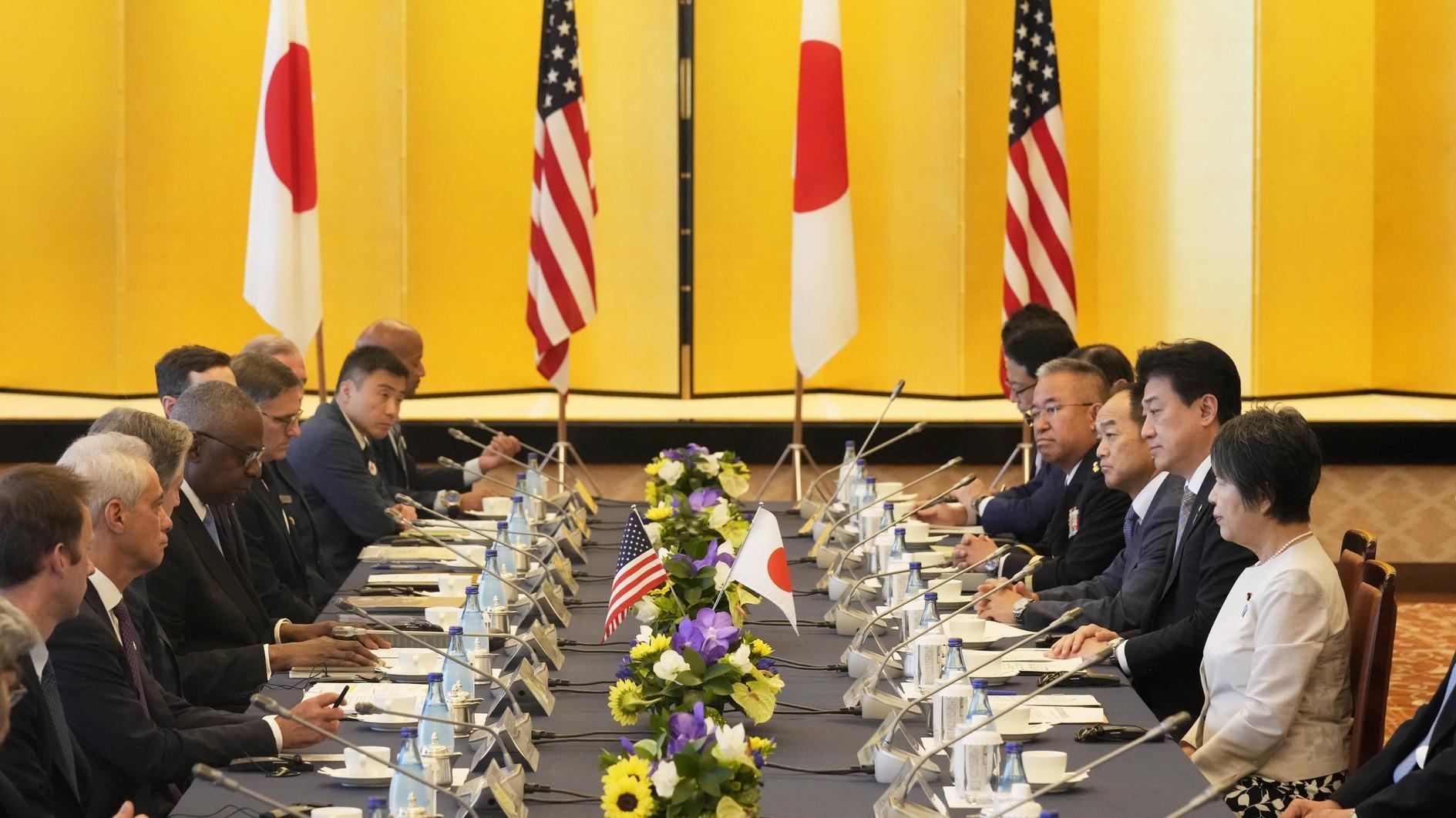 US, Japan take swipe at China and Russia in high-level talks