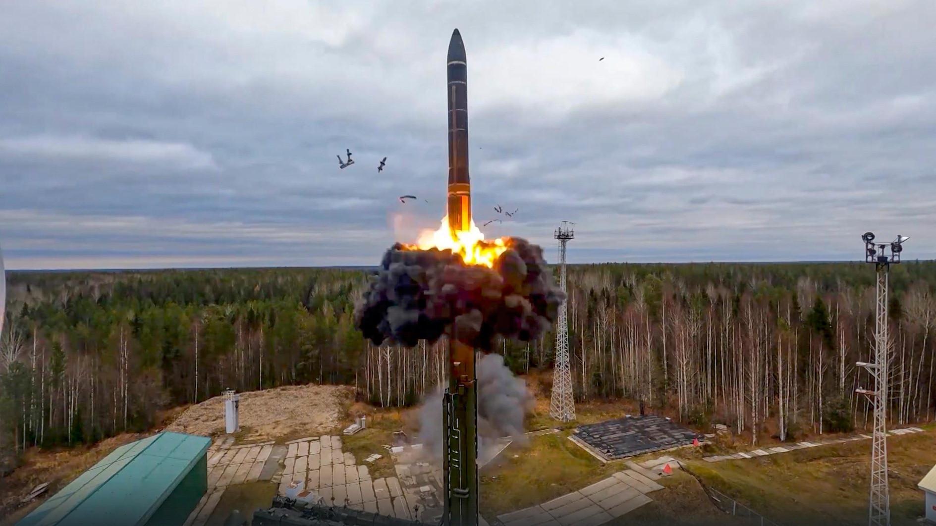 Russia begins 3rd nuclear drills as Ukraine repels largest barrage in months