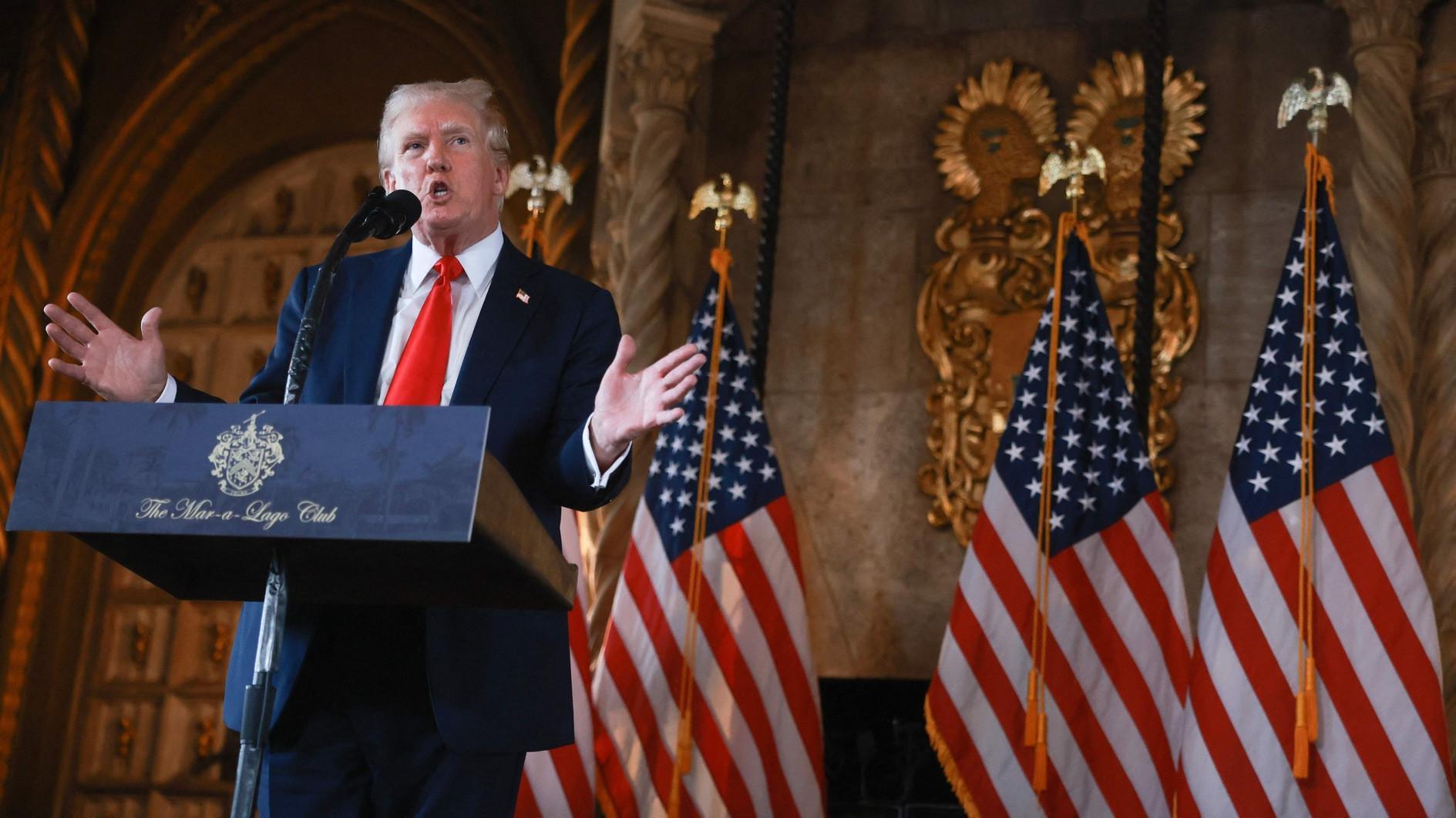 Trump offers three September debates against surging Harris