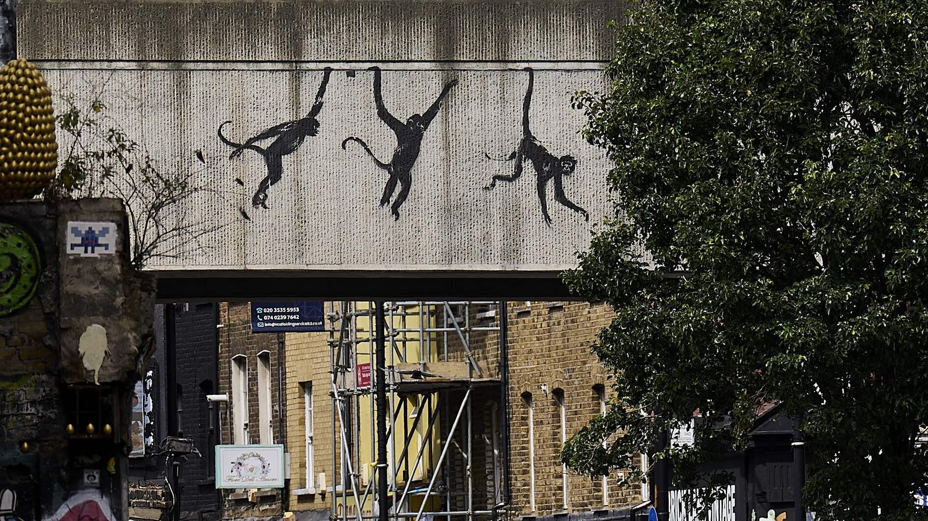 Banksy wows London with three animal artworks