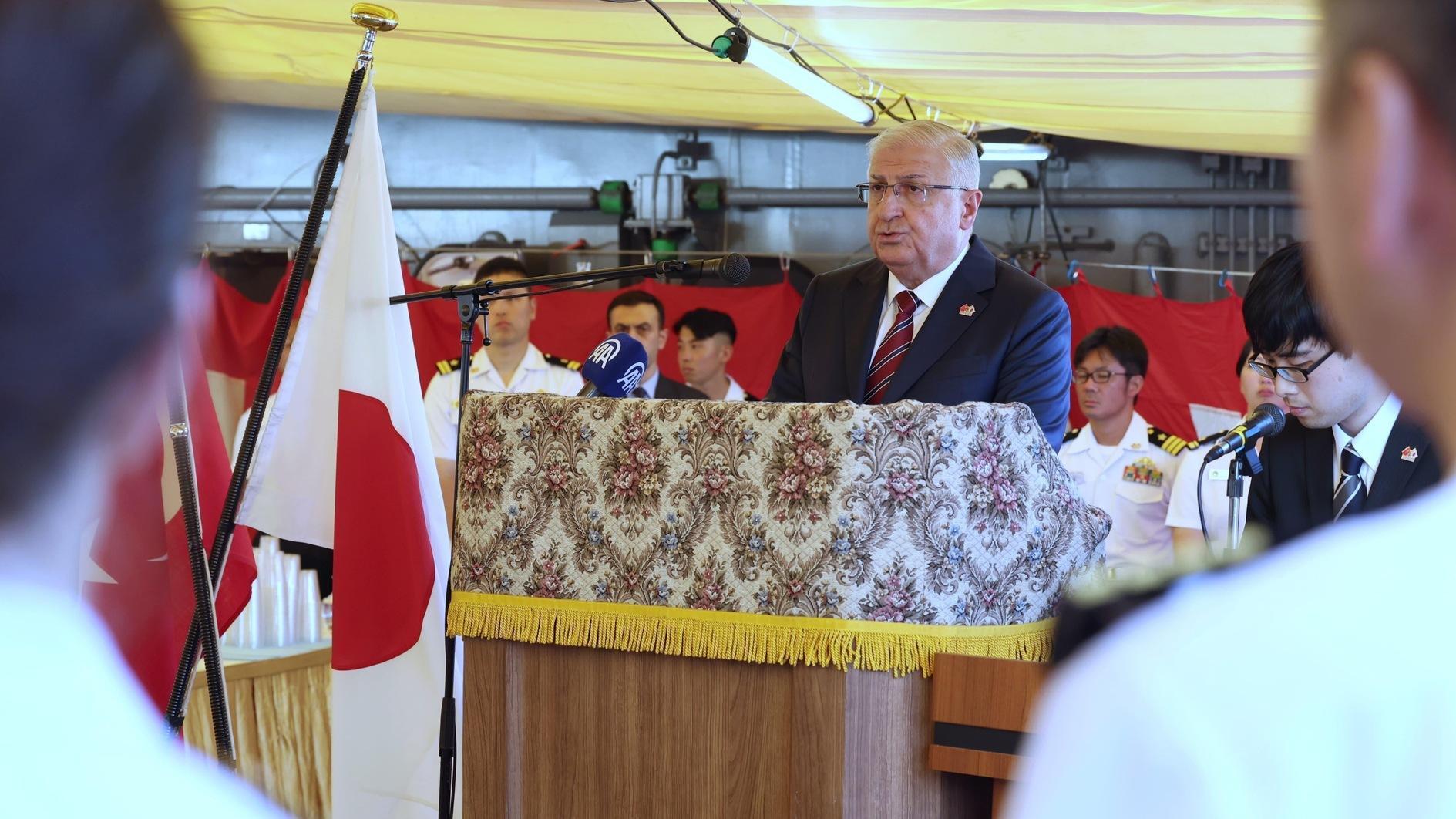 Turkish defense minister hails Türkiye-Japan ties on its 100th anniversary