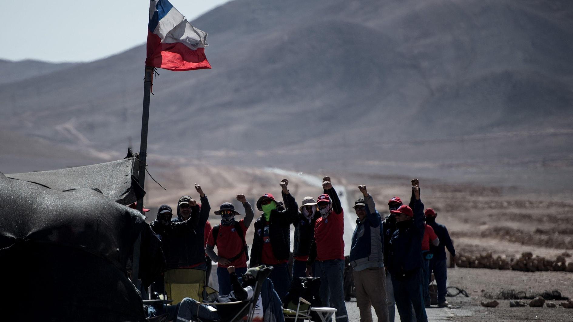 Workers strike at worlds biggest copper mine