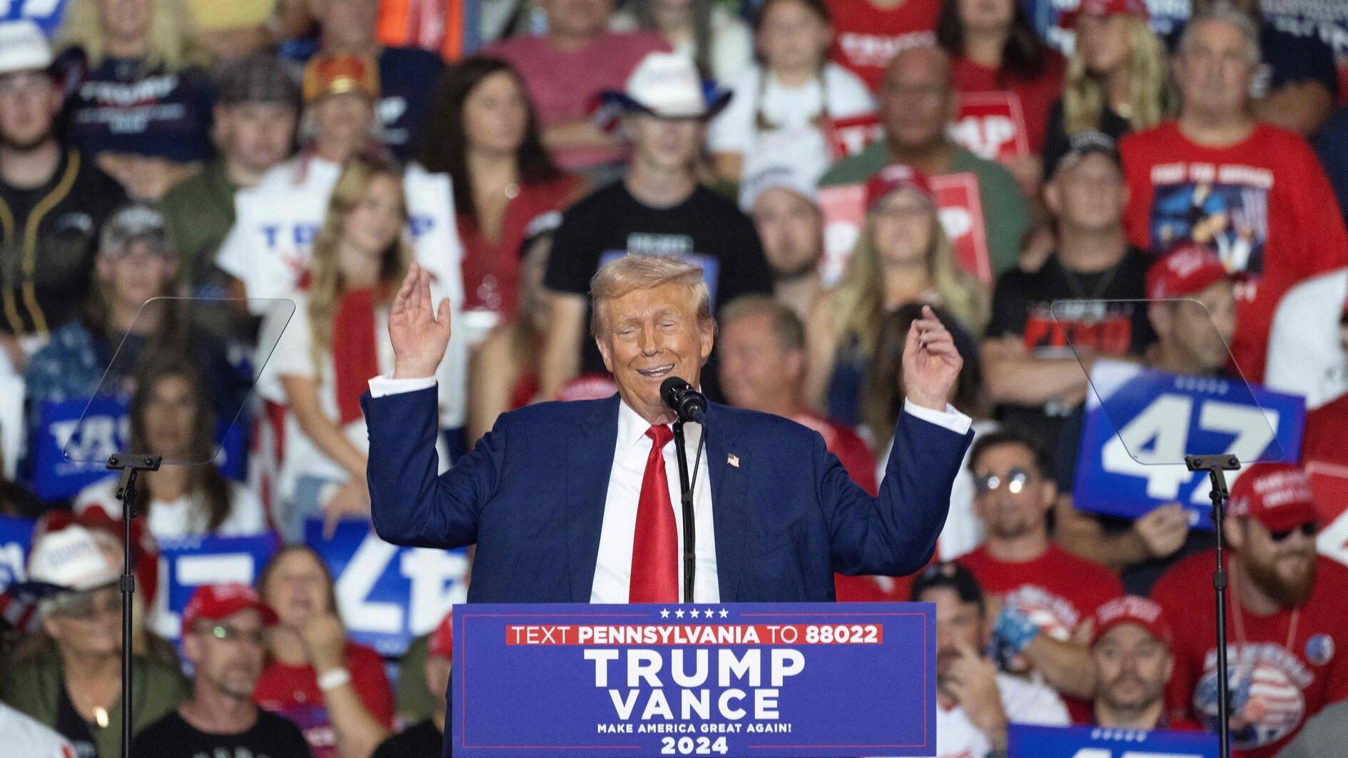 Trump keeps it personal as Harris basks in poll surge