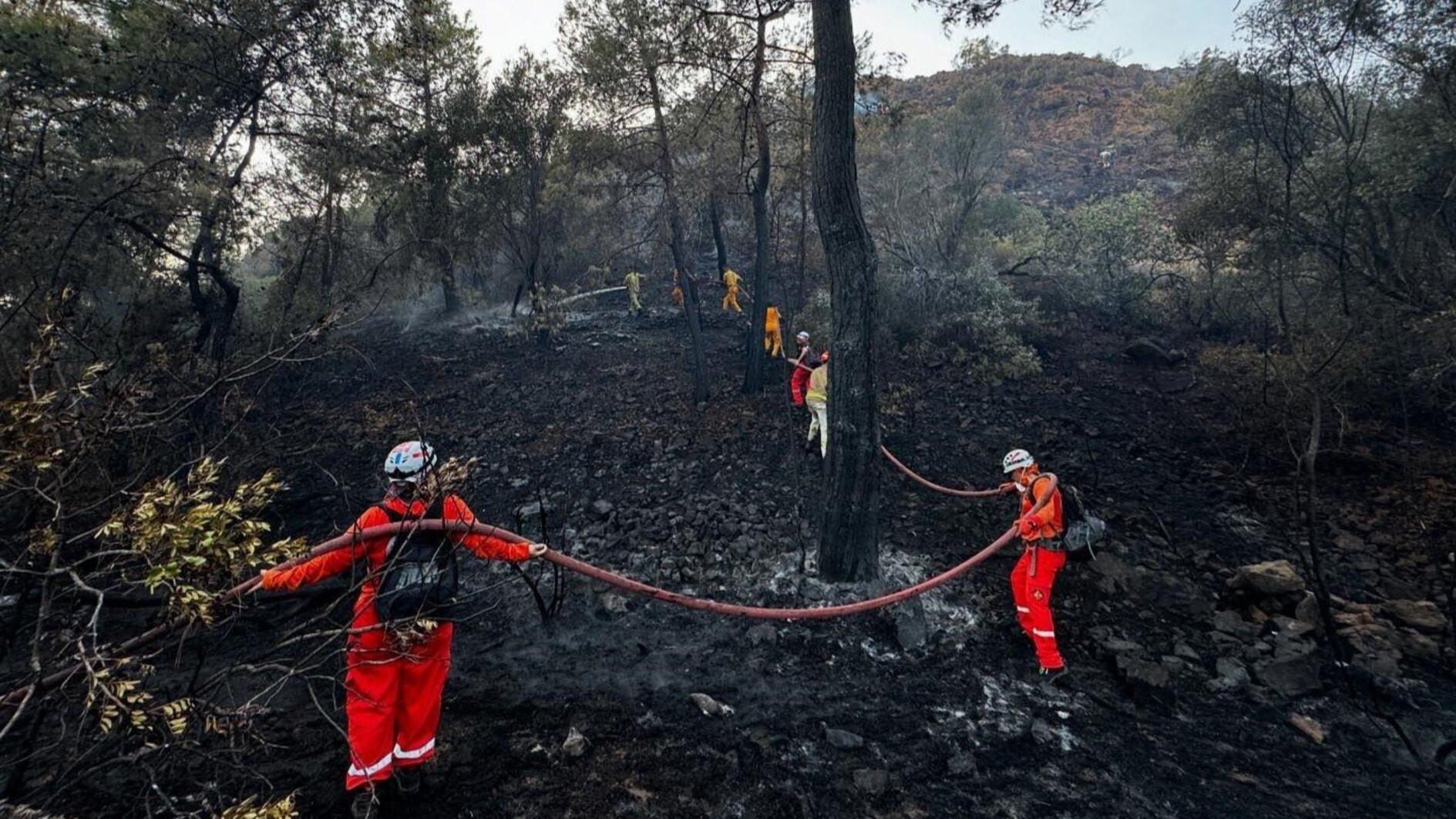 Major wildfires under control in country’s west