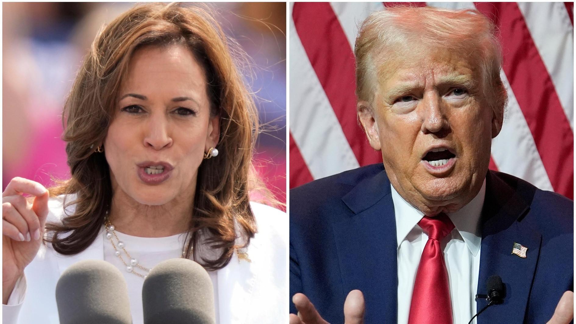 Harris and Trump race to US election photo finish
