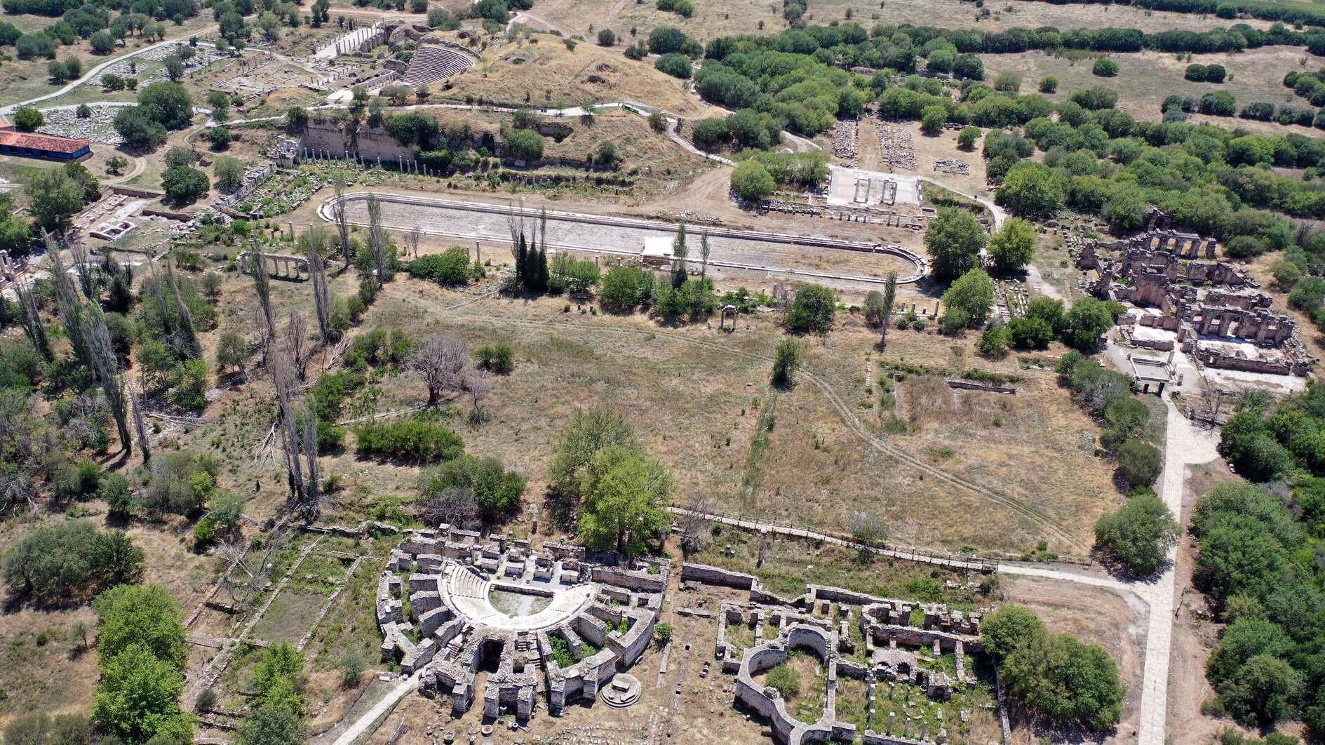Traces of a market found in Aphrodisias
