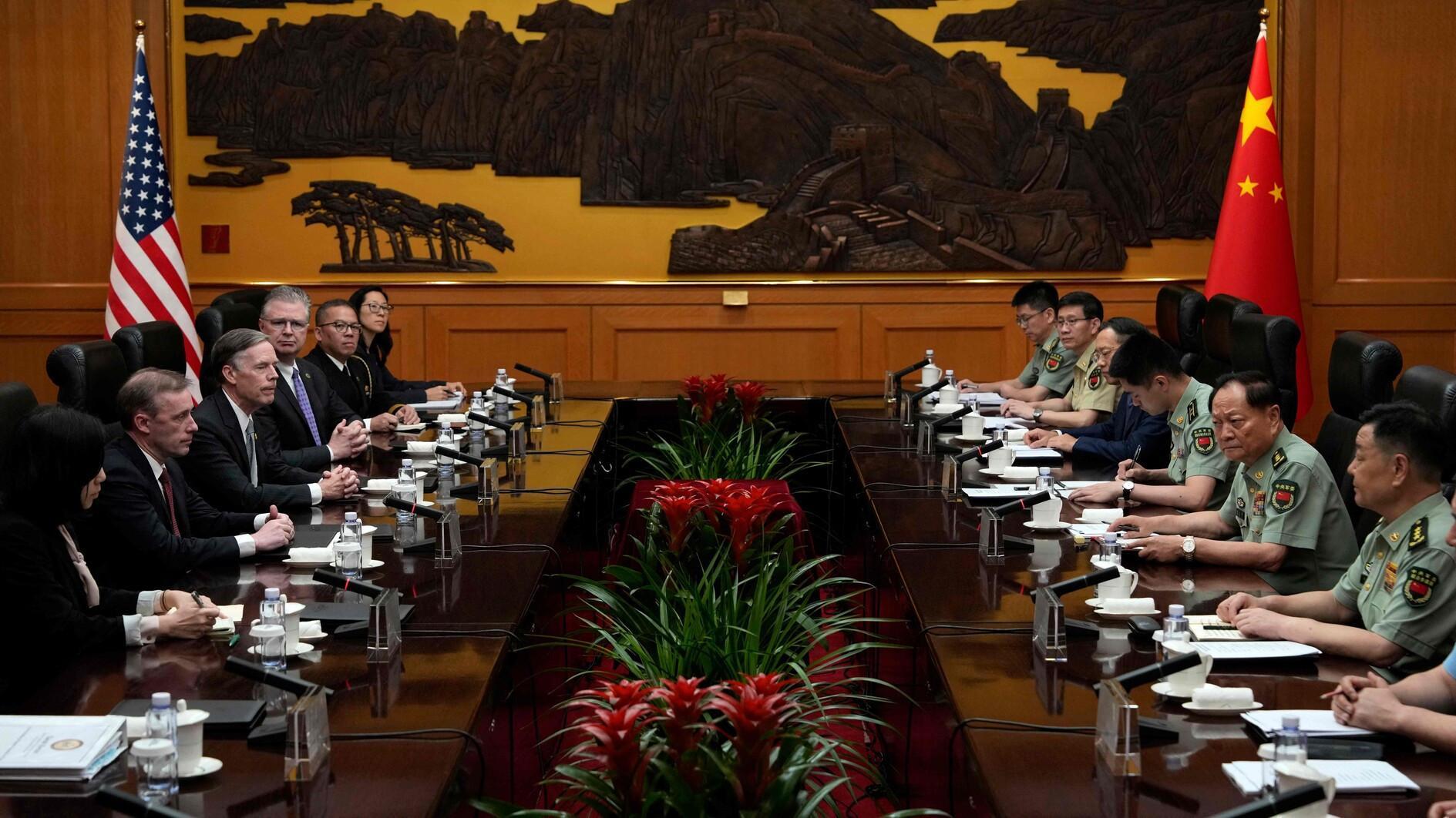 Top Biden aide, Chinese military brass clash on Taiwan in Beijing talks