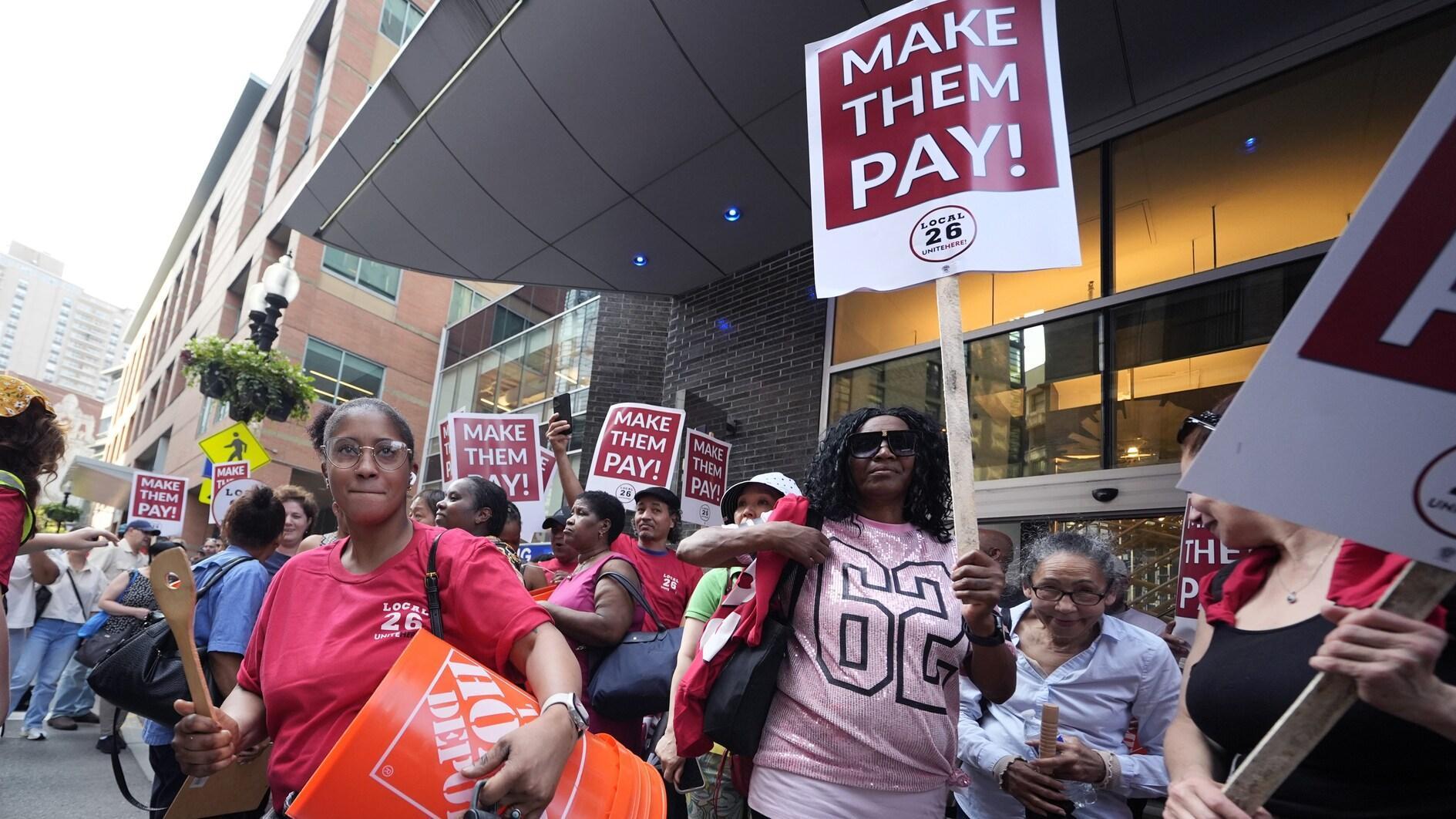 US hotel workers launch strike over holiday weekend