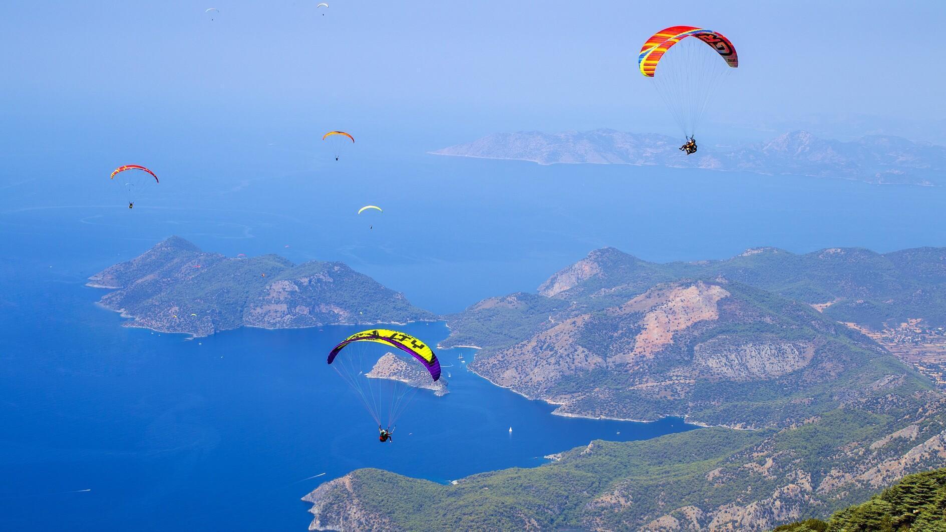Muğla hosts thousands of paragliders in 8 months