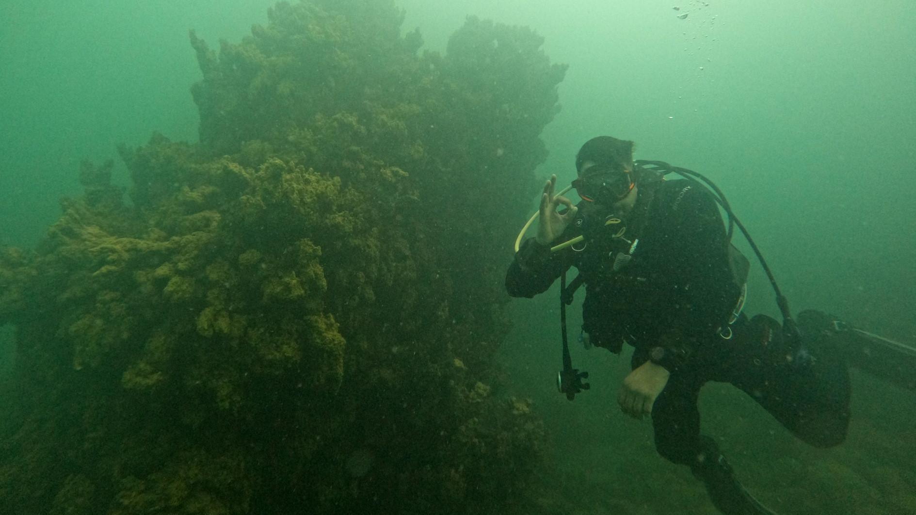 Divers discover 34-meter-long microbialite in Van Lake