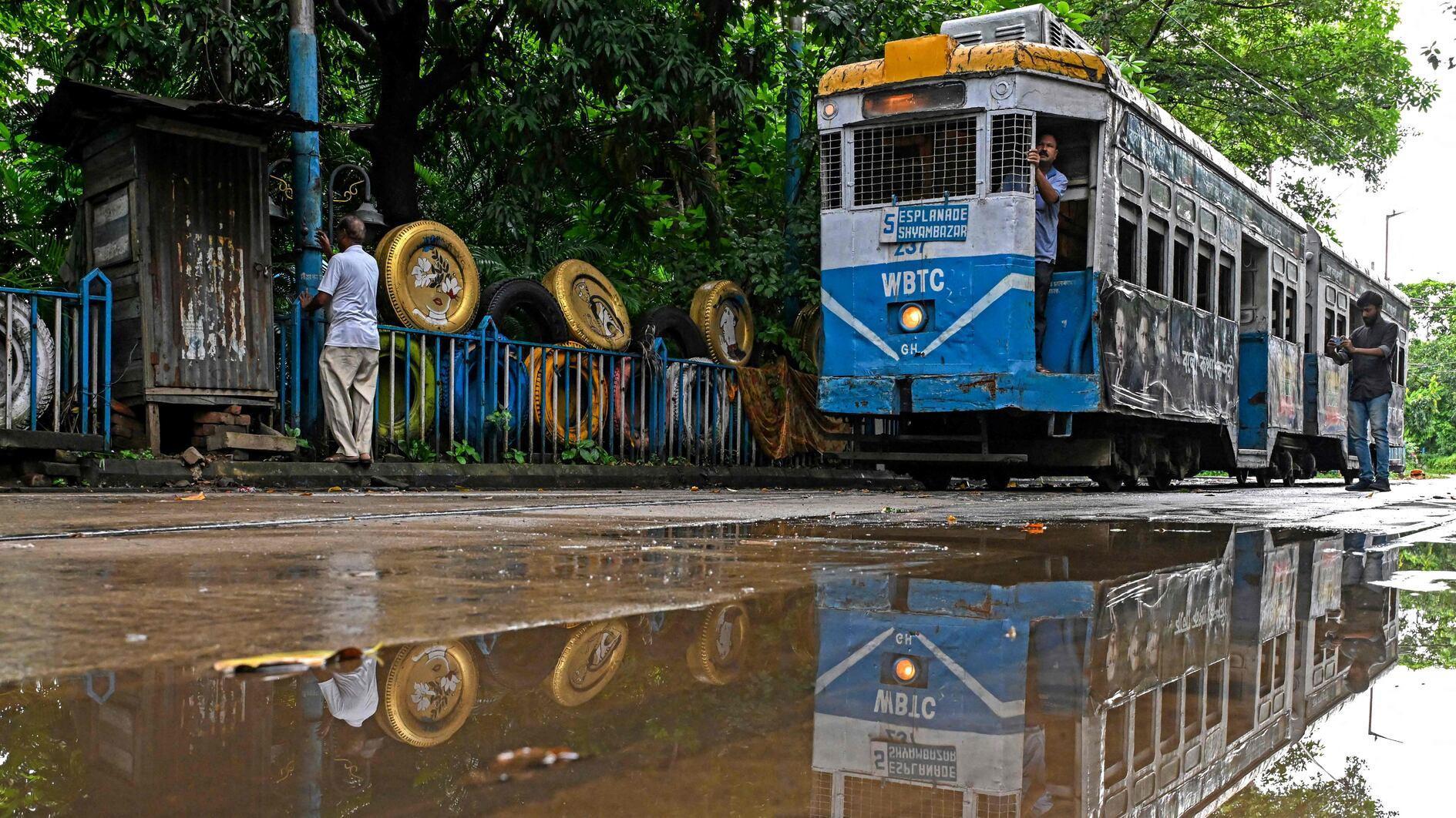 Asias oldest operating trams see slow death in India