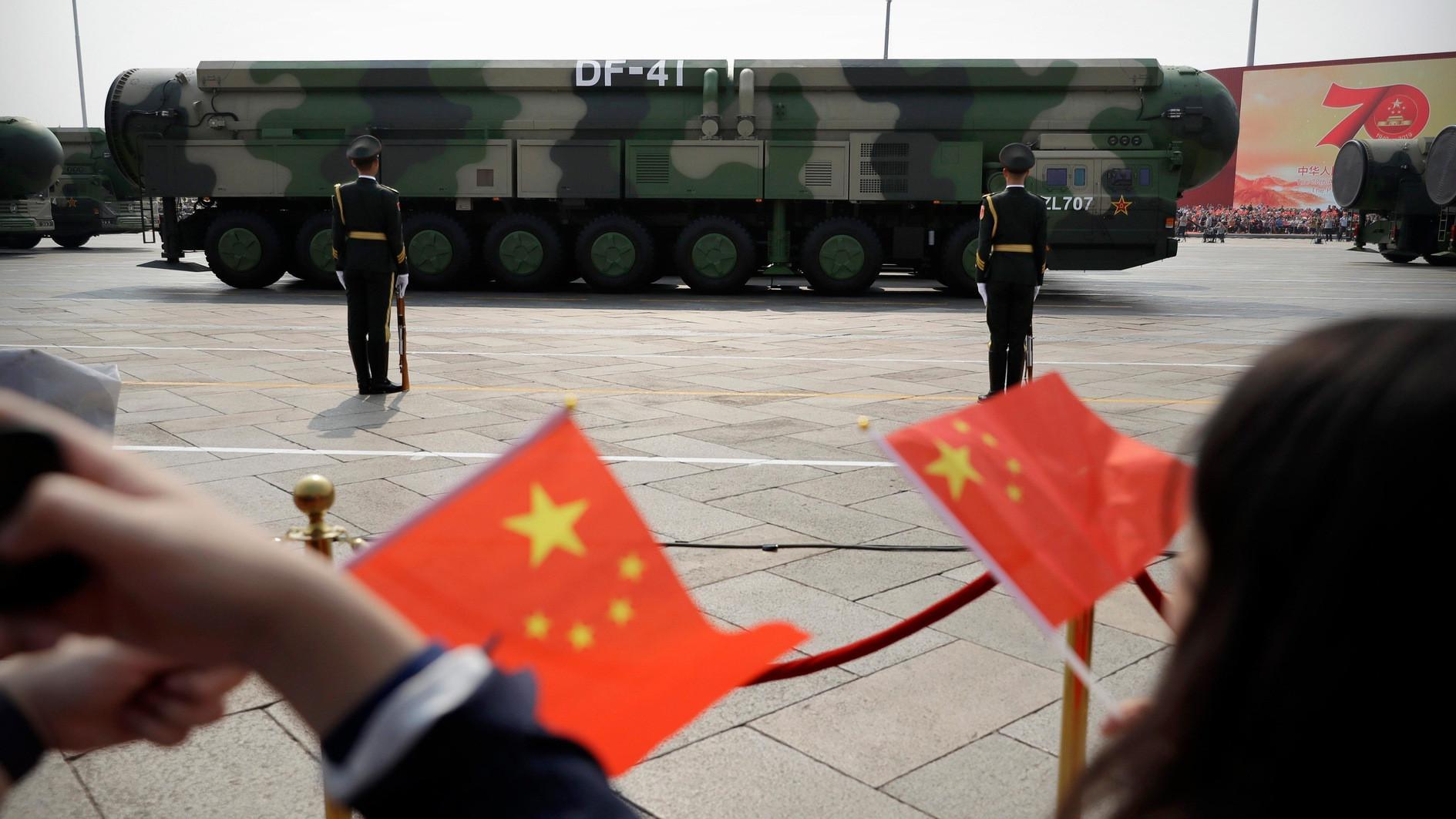 China launches intercontinental missile into Pacific in rare test
