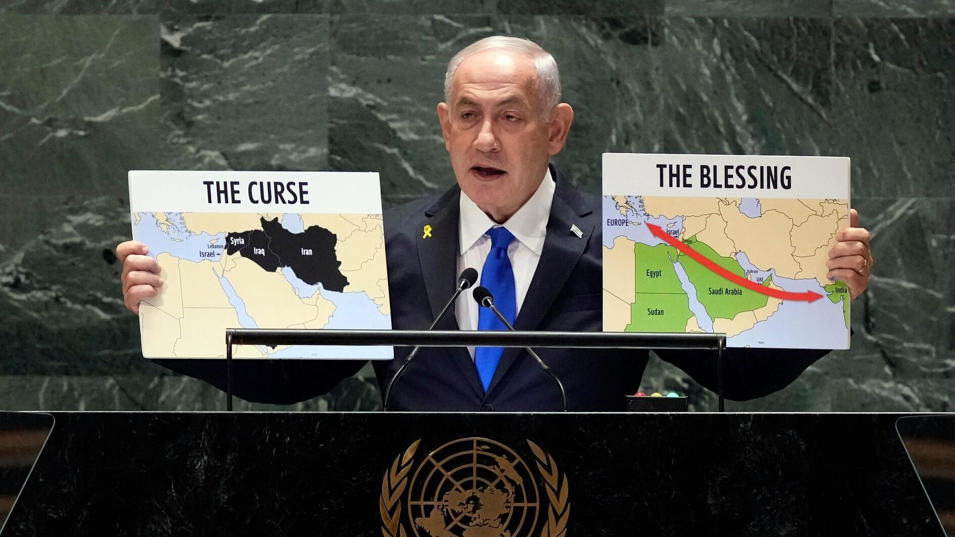Parliament speaker slams Netanyahu for fake maps in UN address