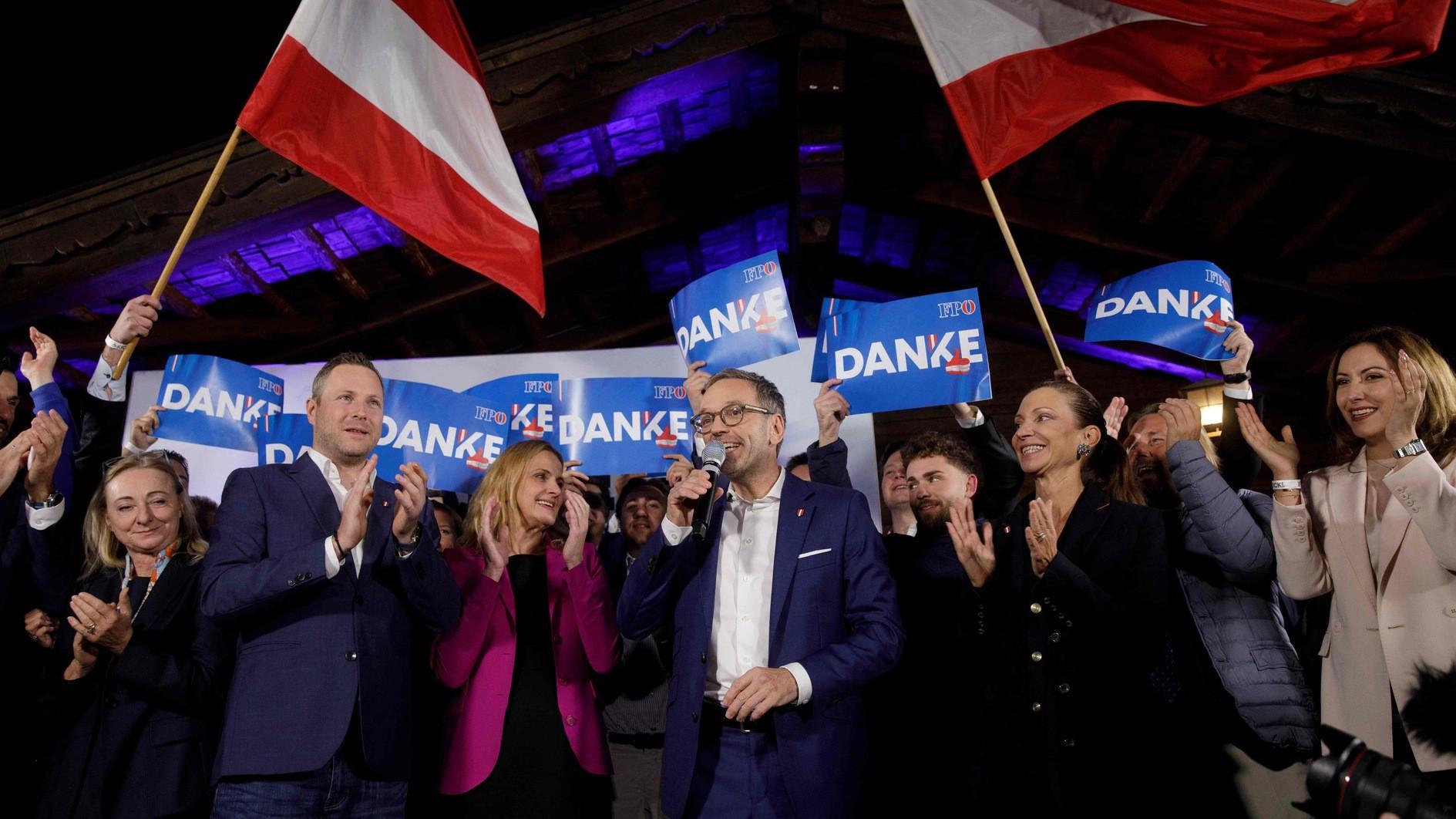 Austria far right scores historic win in national vote