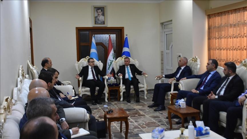 Turkish ambassador to Baghdad visit Mosul