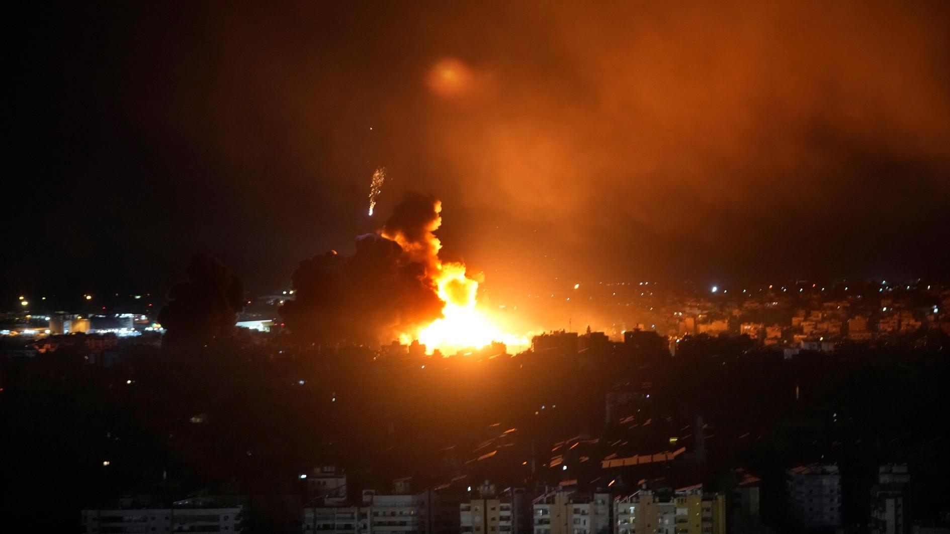 Israel bombards Beirut after deadliest West Bank strike in decades