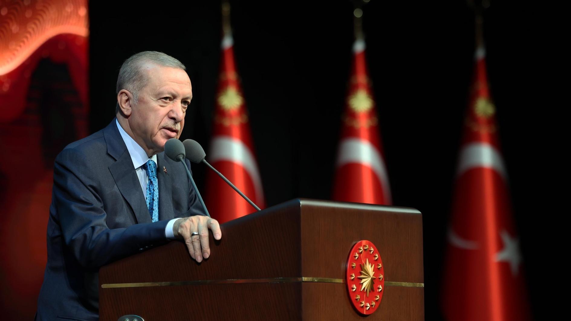 Erdoğan slams Western response to pro-Palestinian rallies